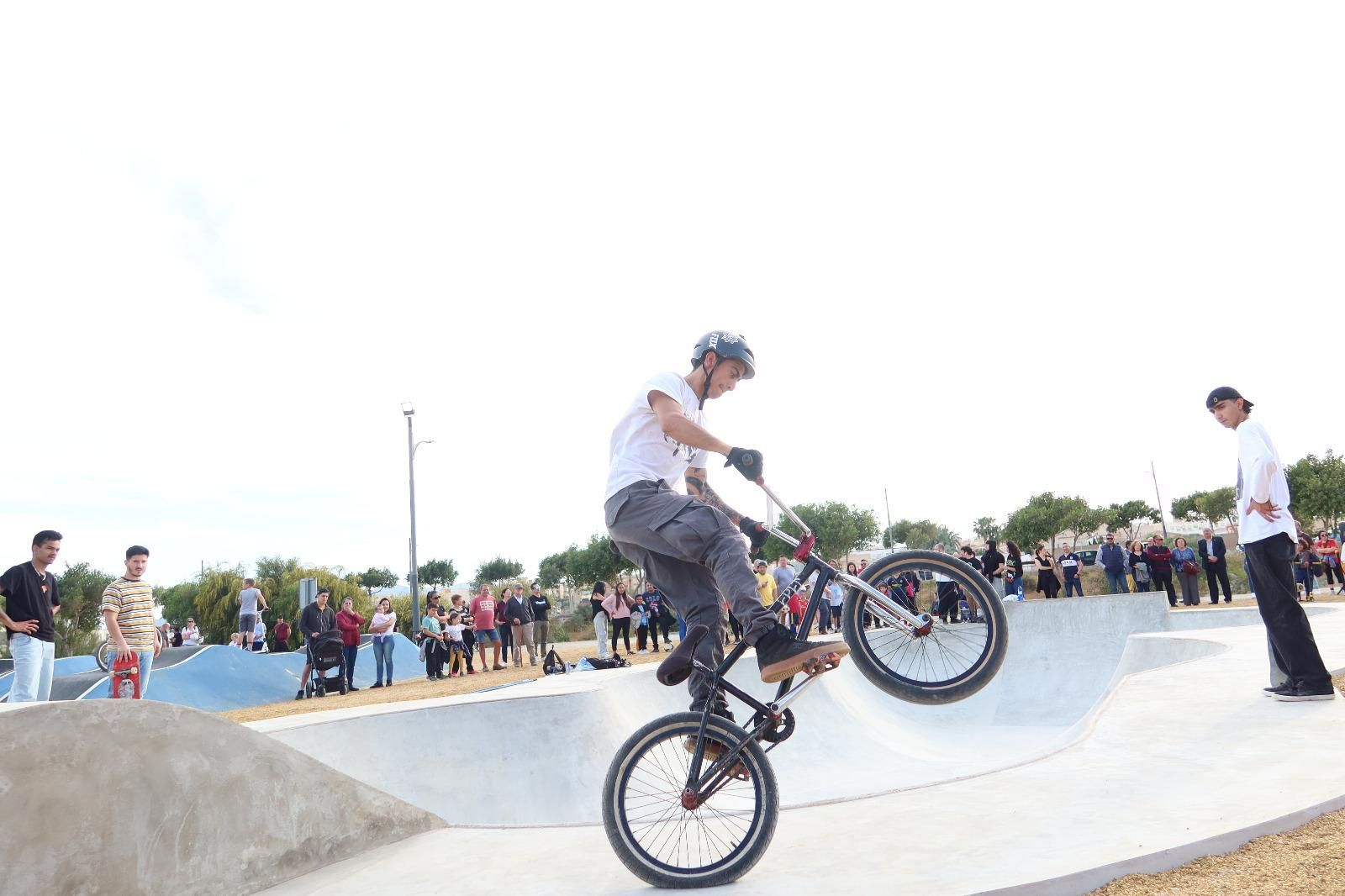 Inauguración del nuevo skate park en el Parque de la Rambla de Vera