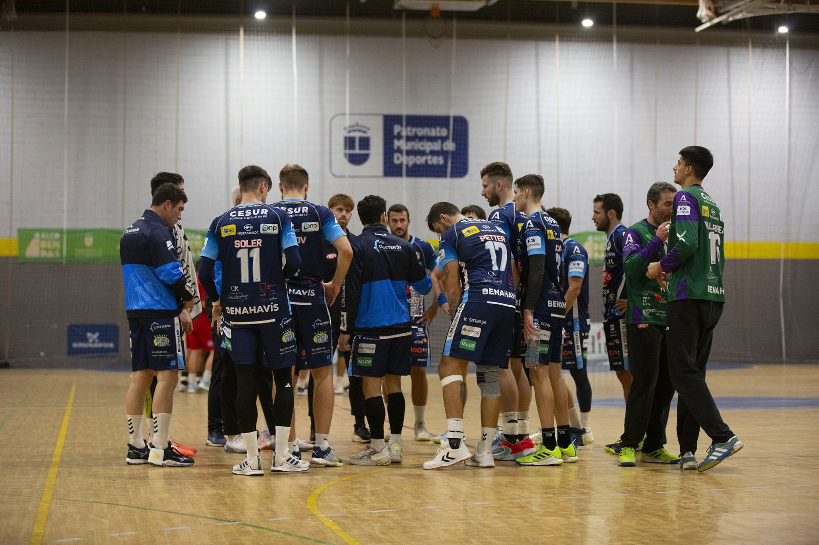 Tiempo muerto del Trops Málaga.