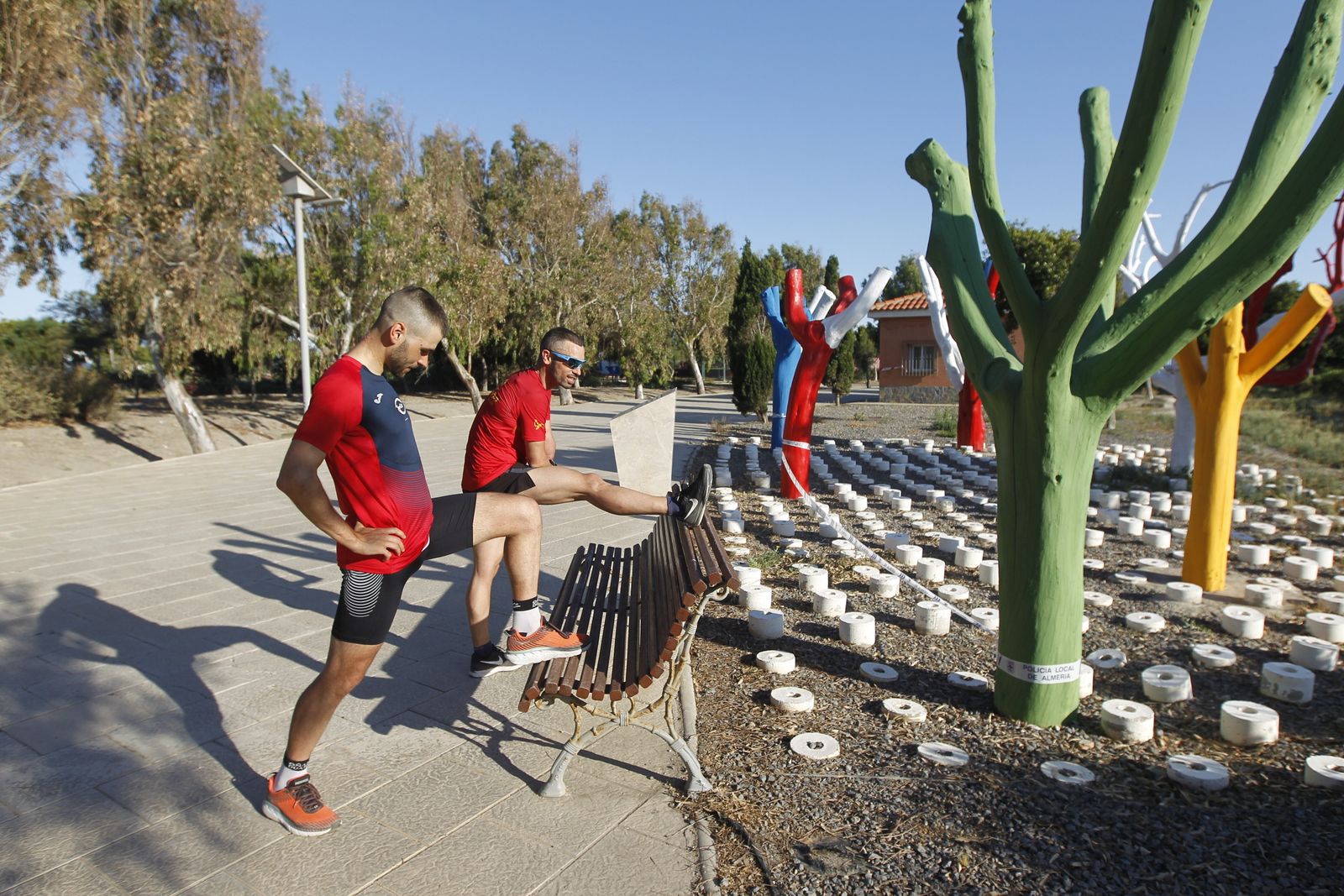 Galería gráfica entrenamiento paratriatleta Jairo Ruiz. Almería