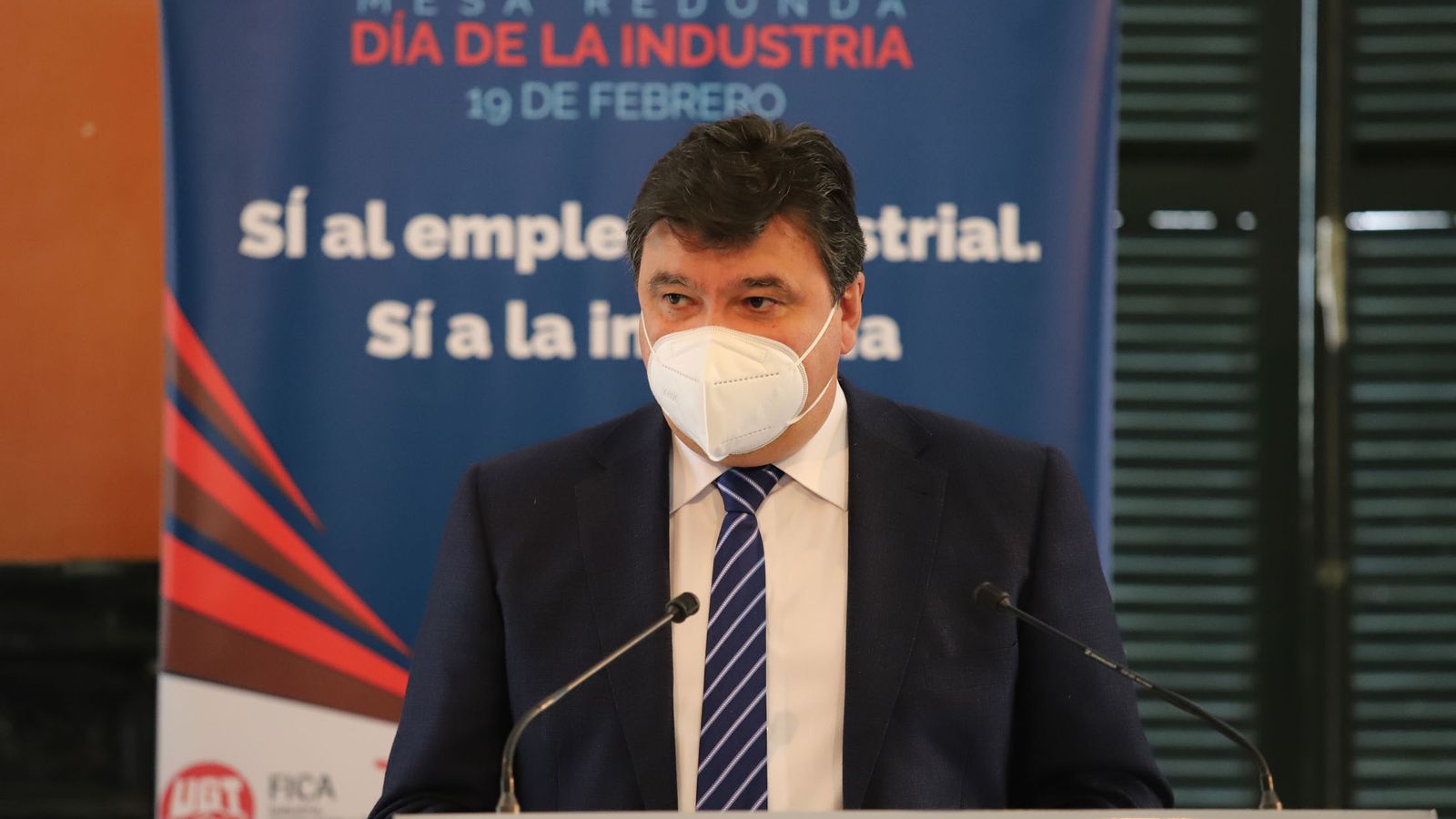 Gabriel Cruz en un momento de su intervención.