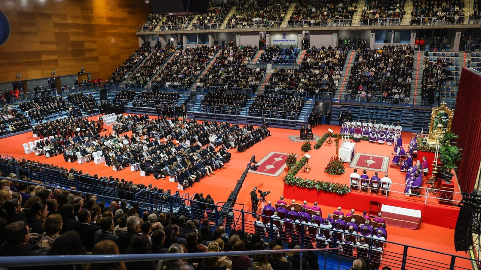 Vista de la disposición del acto.