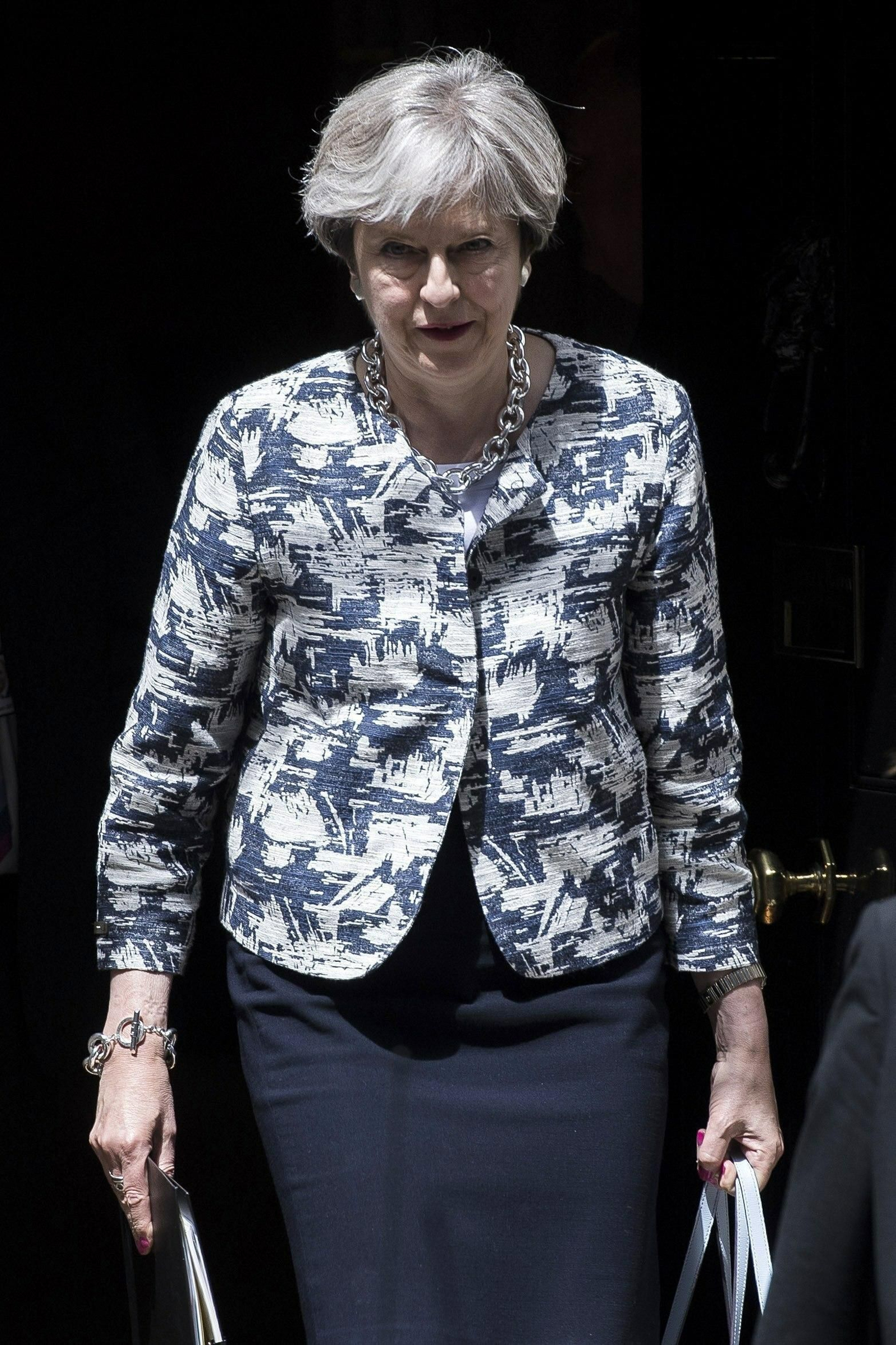 La primera ministra británica, Theresa May.