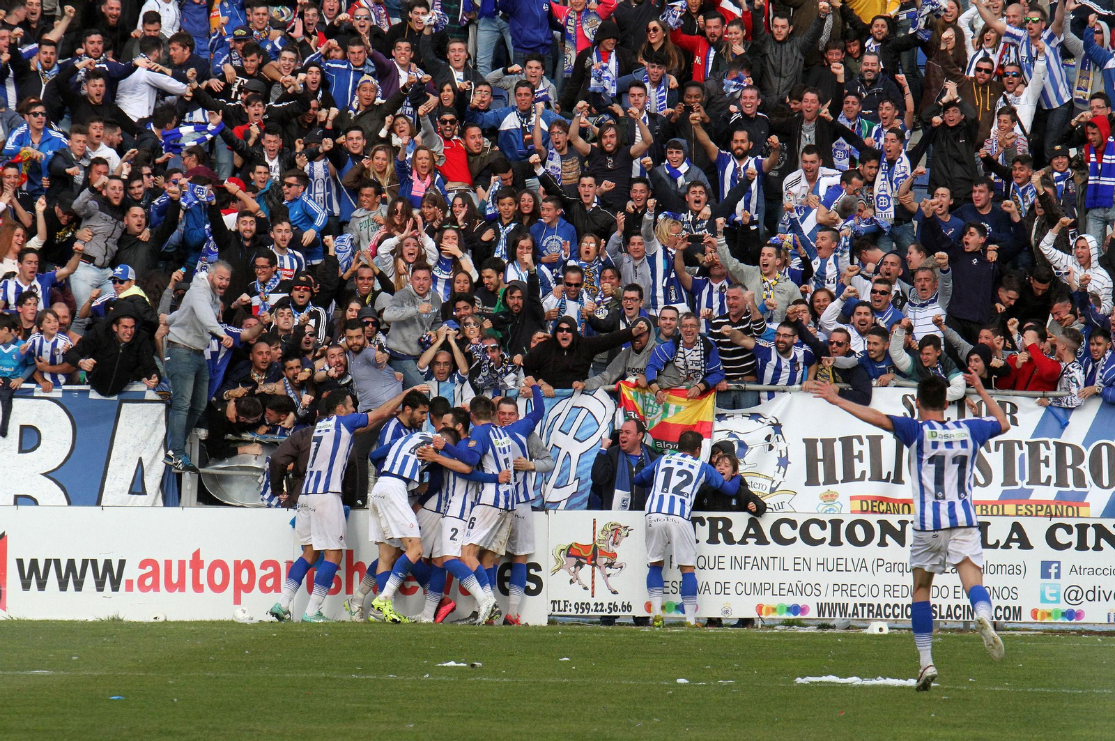 Recreativo de Huelva-Recreativo Granada: las imágenes del 'último partido de la historia' del Decano