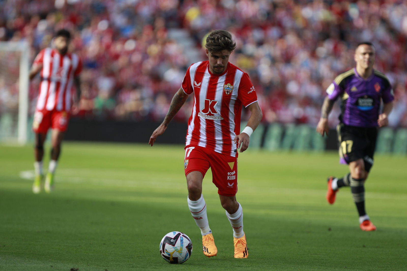 Imágenes del partido U.D. Almería-Real Valladolid C.F.