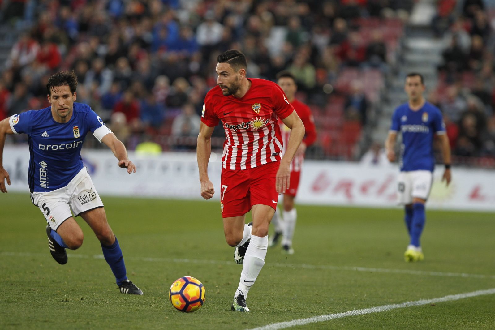 Las imágenes del UD Almería-Real Oviedo