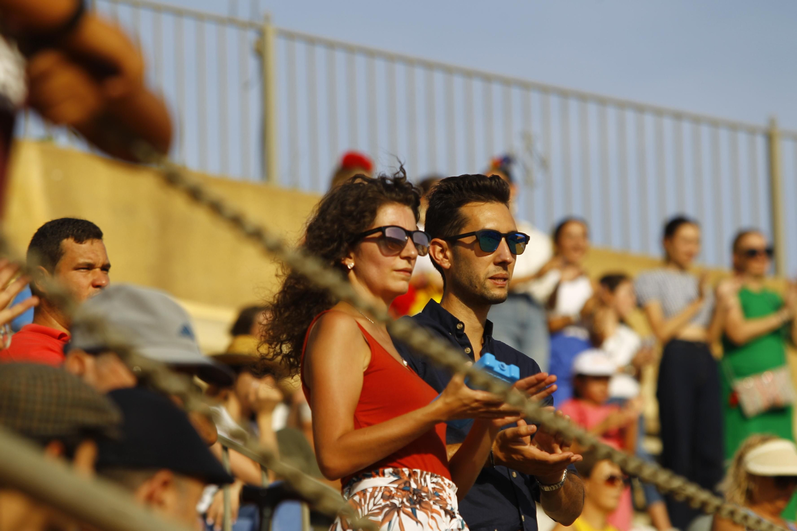 Imágenes de la corrida de toros de la Feria de Vera, con Morante de la Puebla, Emilio de Justo y Pablo Aguado