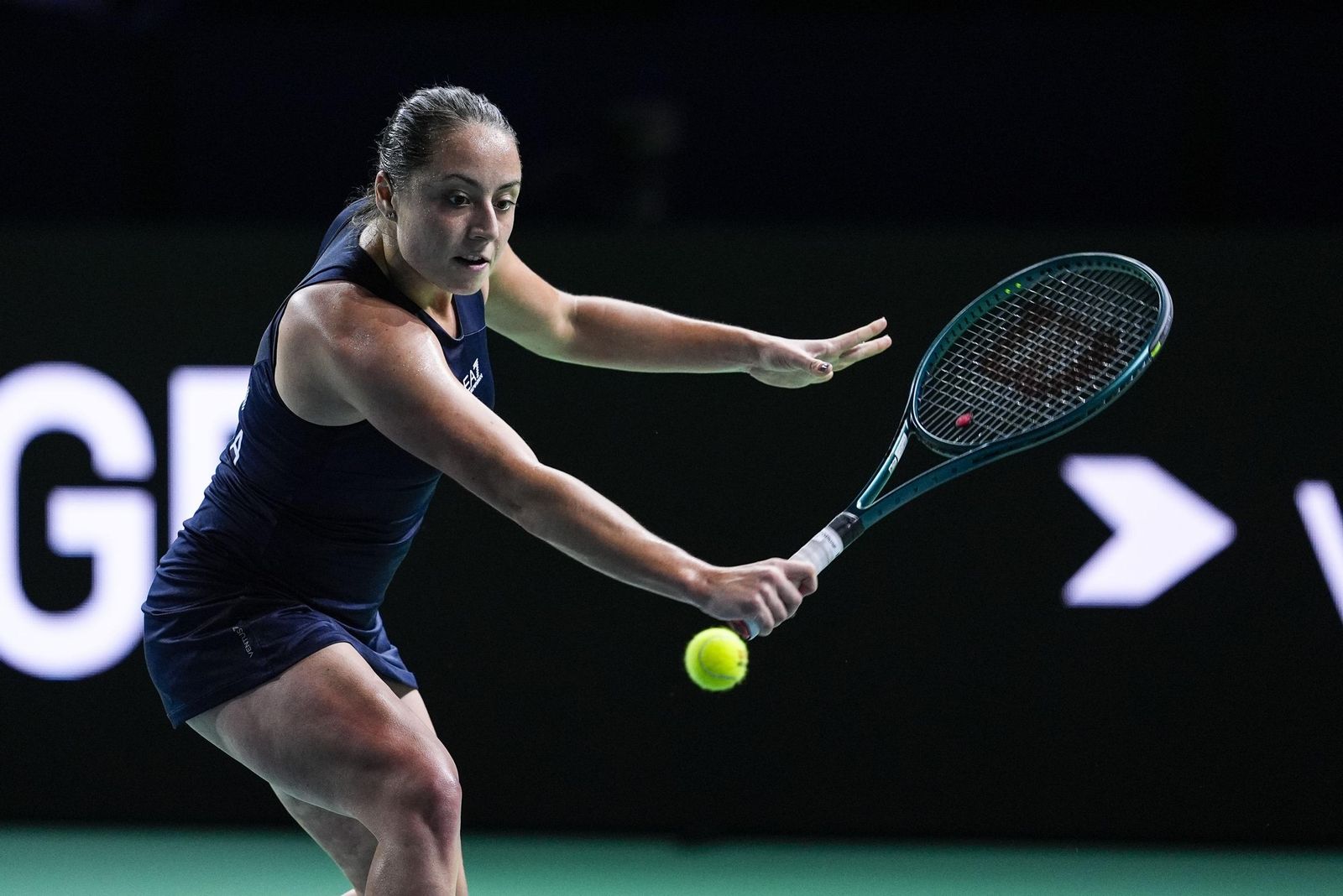 El Italia-Japón de la Billie Jean King en Málaga, en fotos