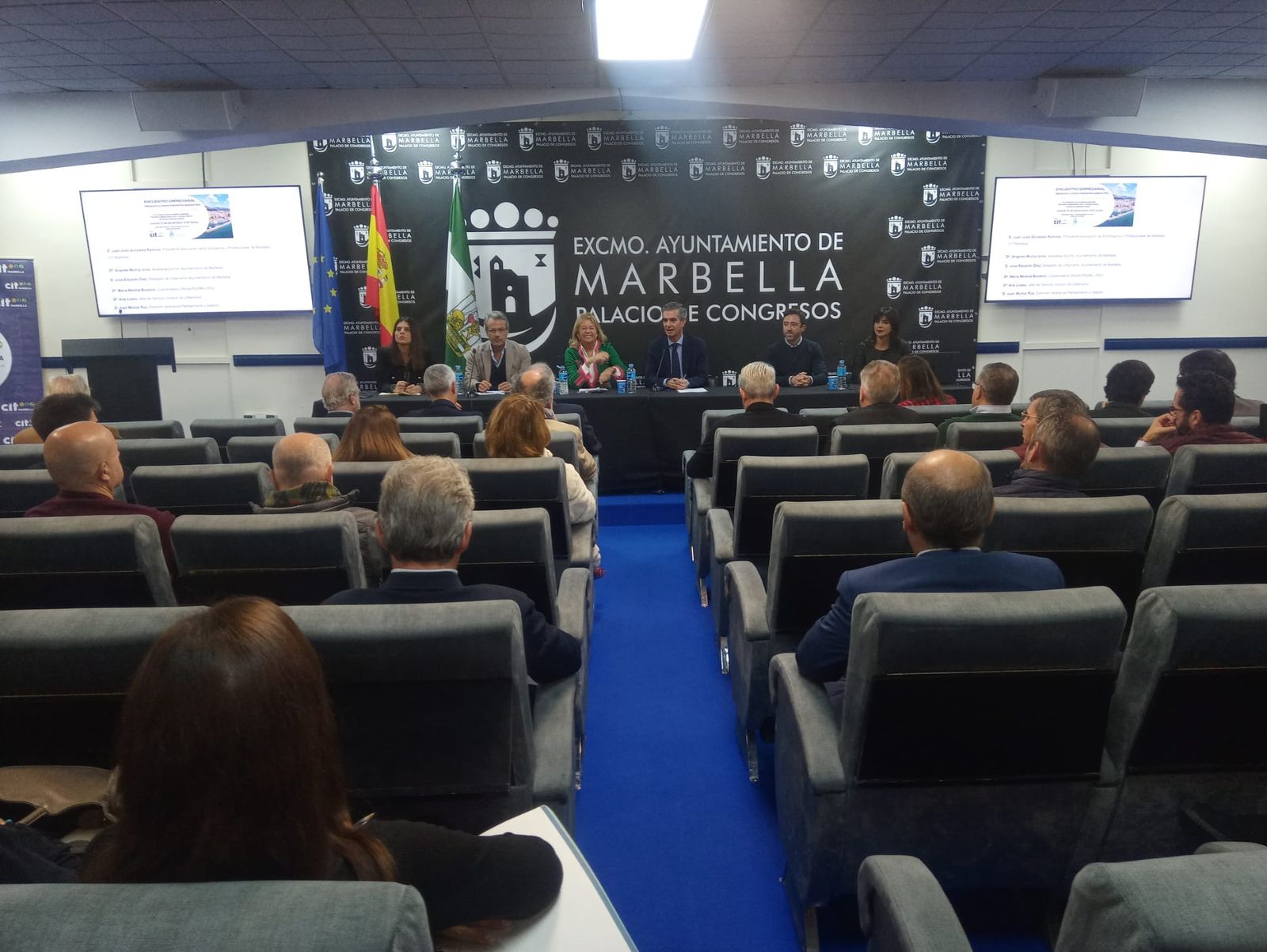 El encuentro celebrado entre el Ayuntamiento y CIT Marbella.