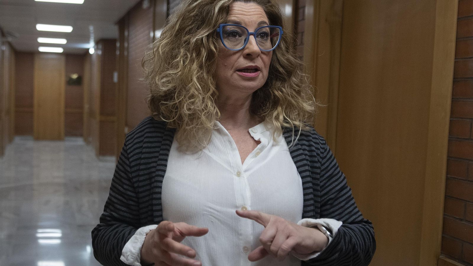 La abogada Inmaculada Torres, que ha ejercido la acusación contra Javier Criado.