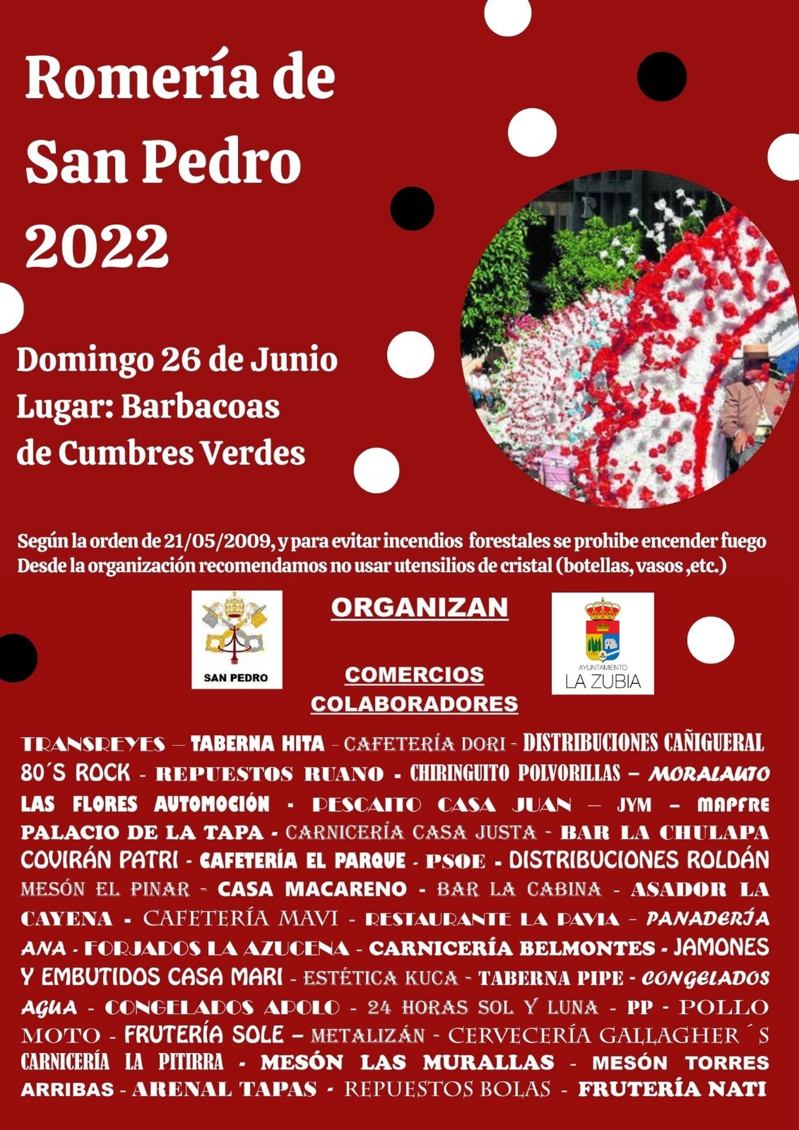 Cartel de la romería