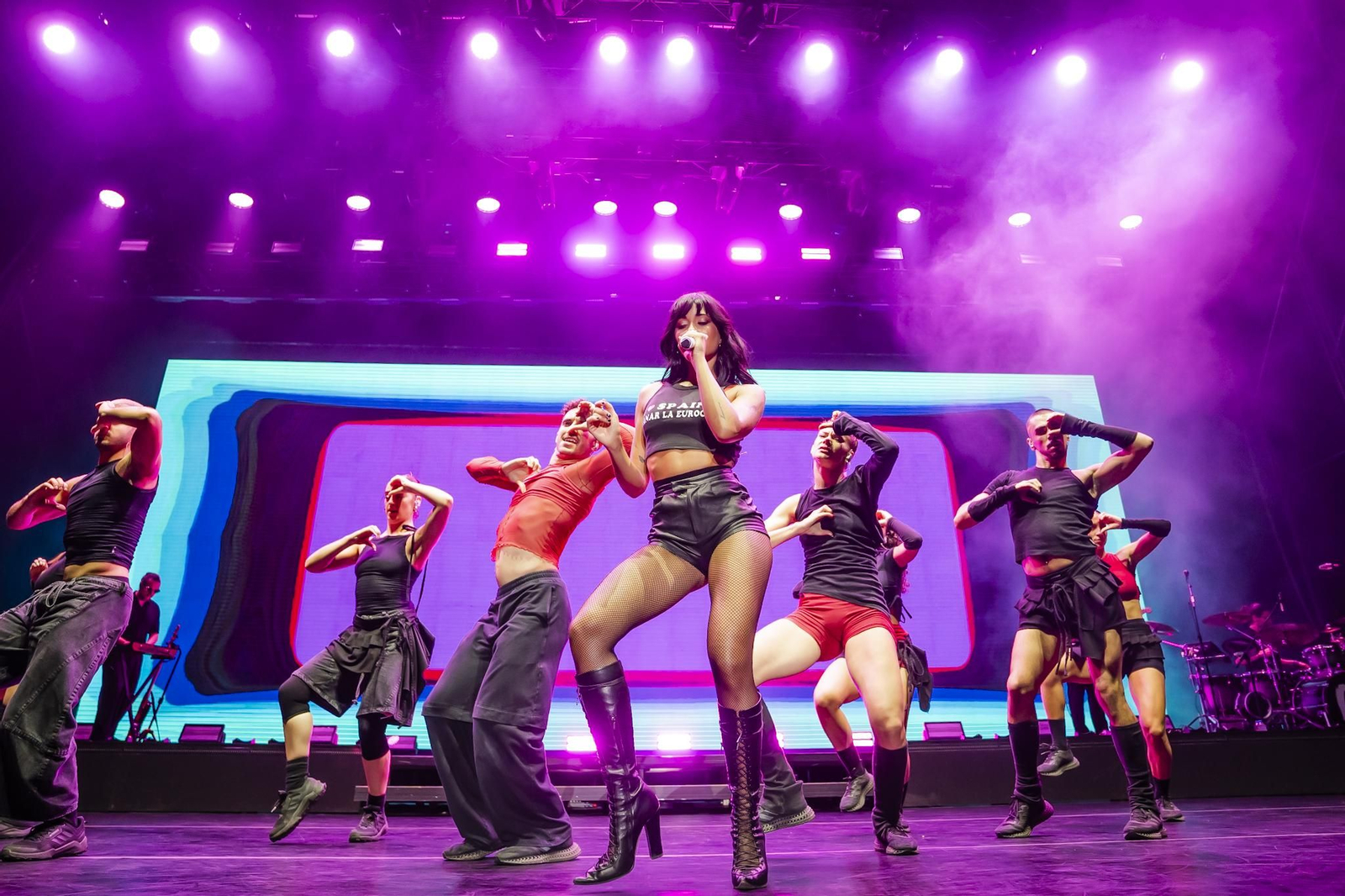 El concierto de Aitana en Roquetas de Mar, en imágenes