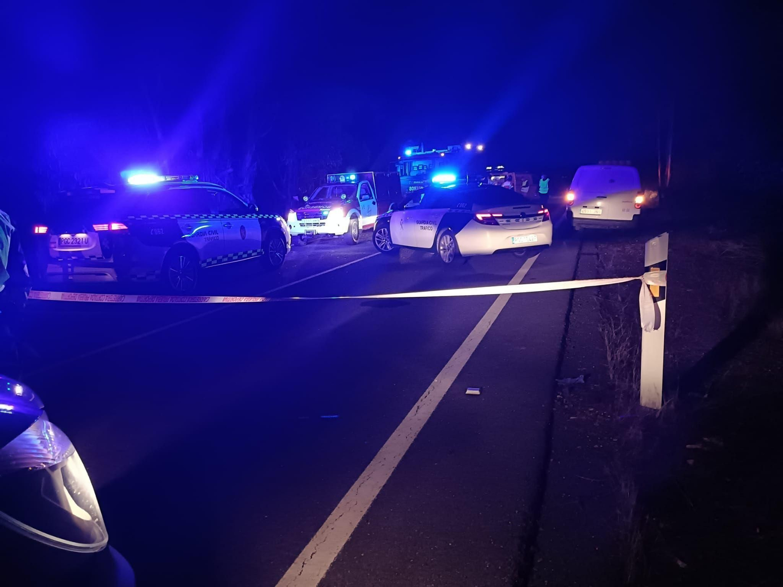 Dispositivo de emergencias tras el siniestro.