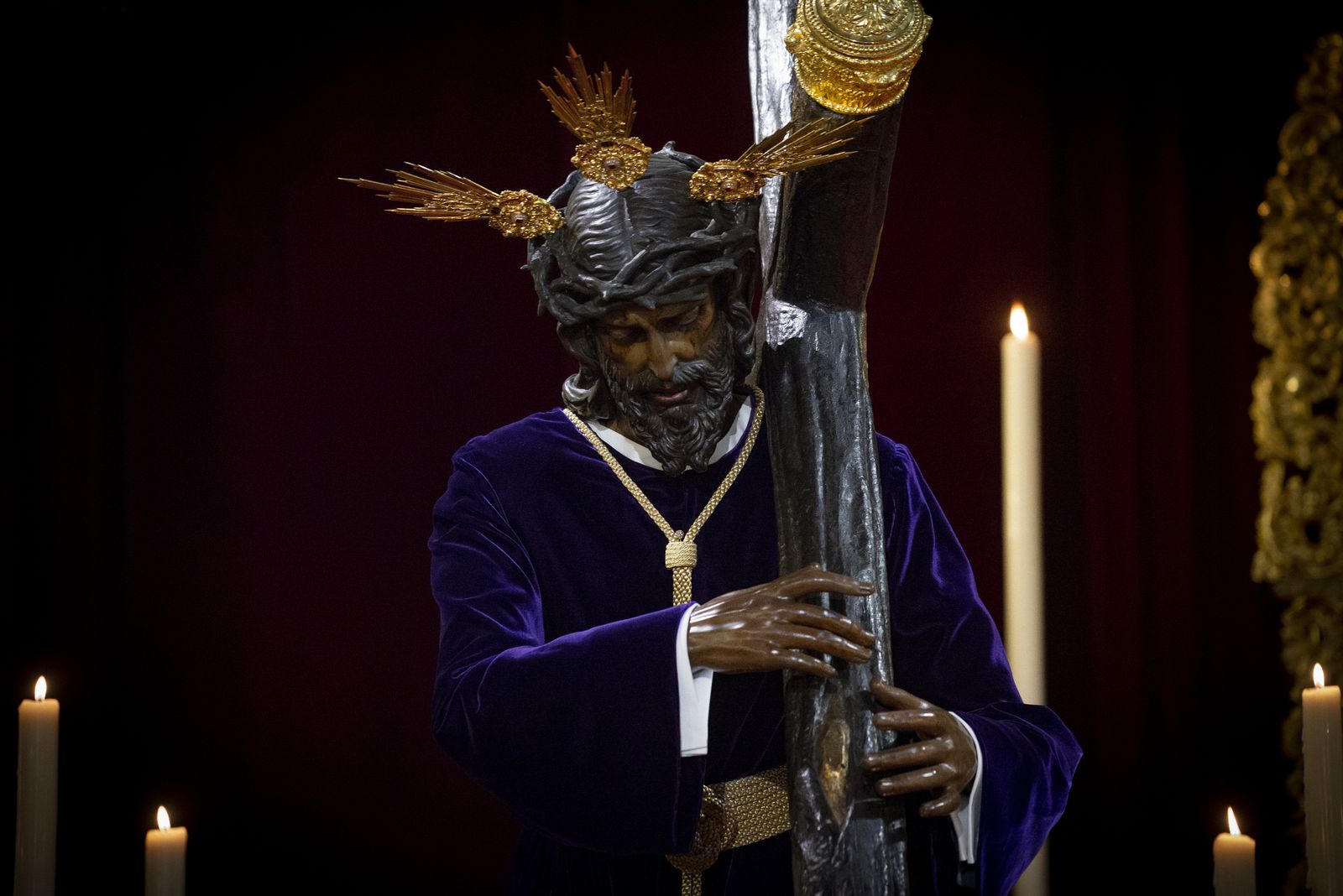 Jueves Santo en pandemia: Los Gitanos, en imágenes