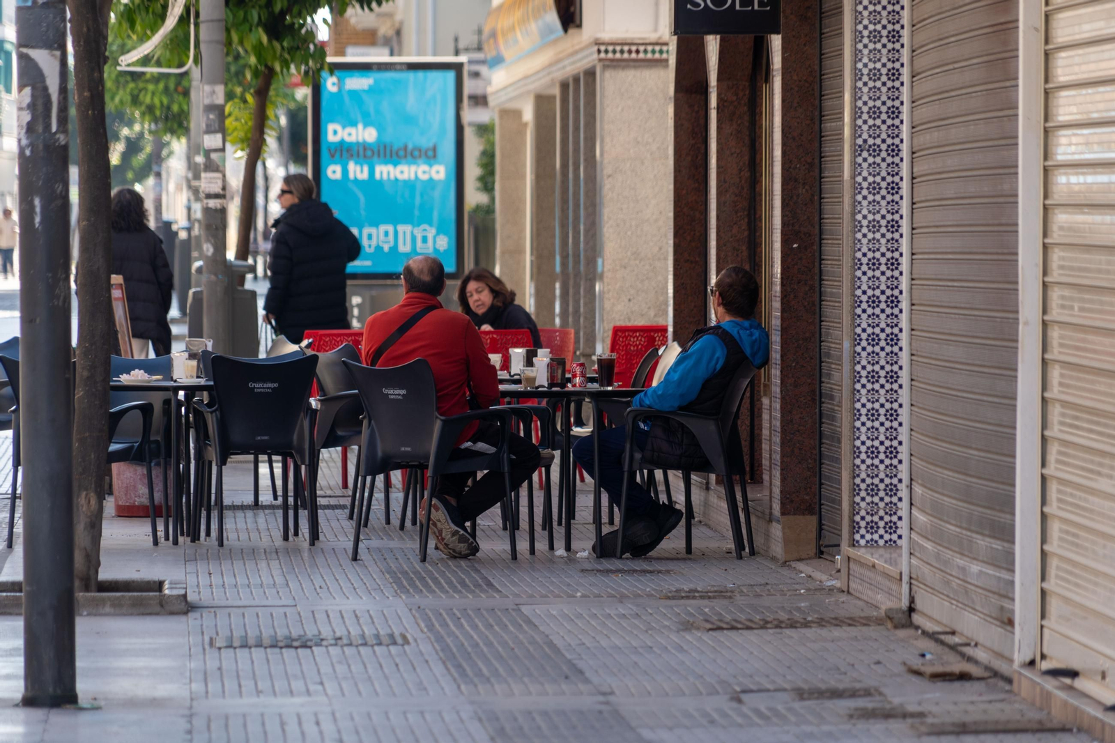 Imágenes de ambiente de Punta Umbría el 1 de enero