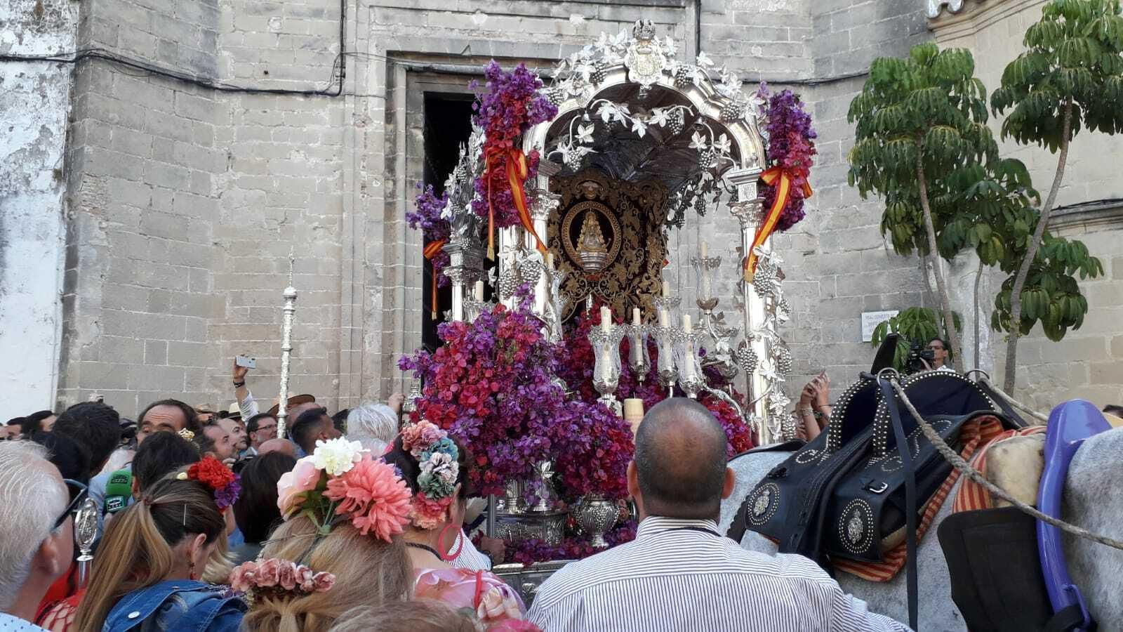 Las imágenes de la salida de la hermandad de Jerez al Rocío