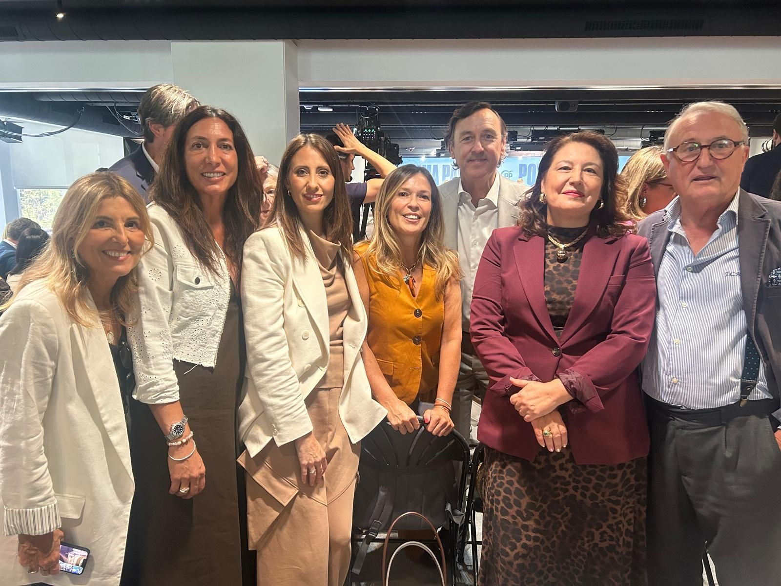 Miembros del PP de Almería, en una Junta Directiva Nacional.