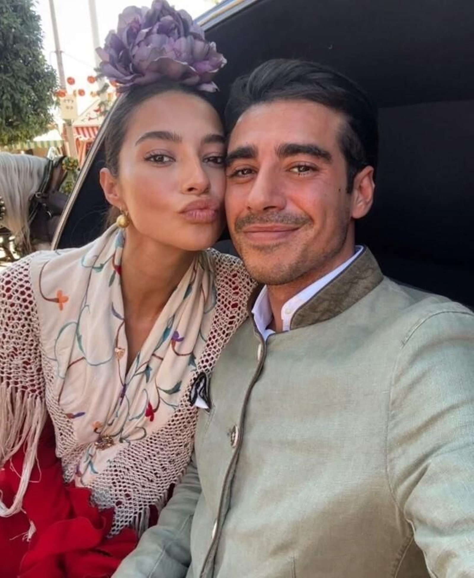 La modelo Rocío Crusset y su hermano, el comunicador Alberto Herrera, hijos de Carlos Herrera y Mariló Montero