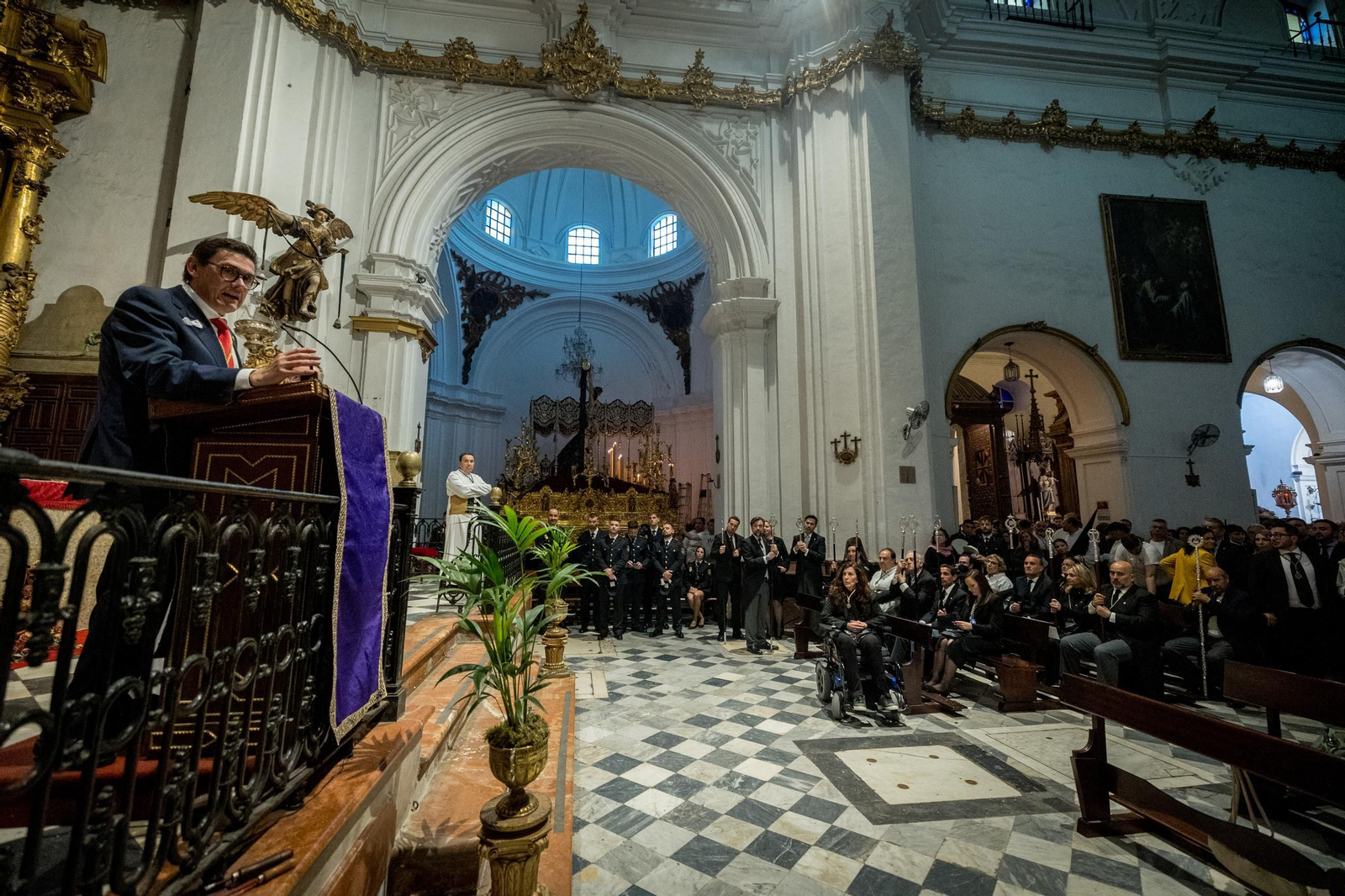 Imágenes de la hermandad del Caído, que decide no salir, en la Semana Santa de Cádiz 2025