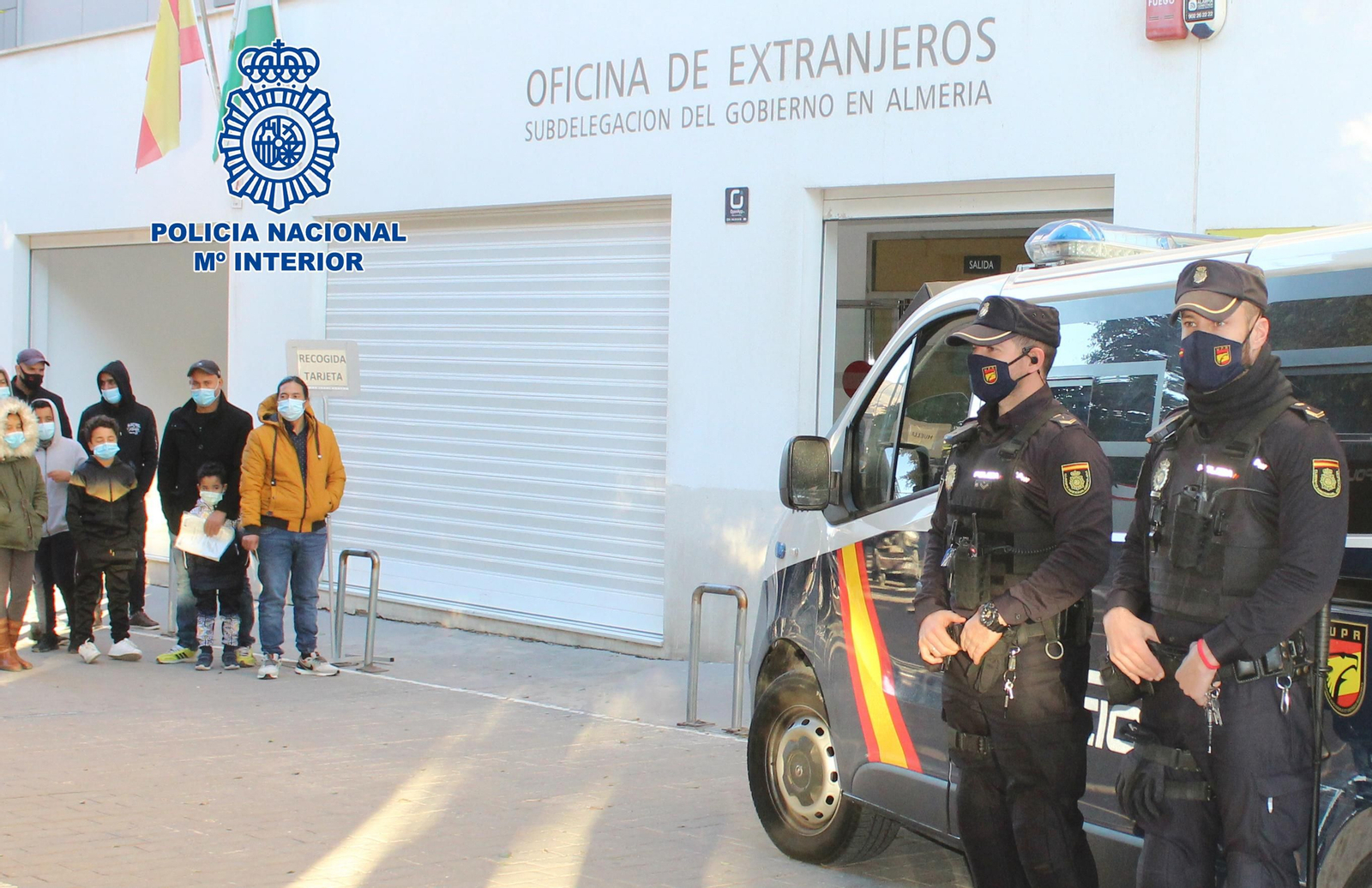 La Oficina de Extranjería de la Policía Nacional en Almería expide más de 32.000 tarjetas de residencia en 2020