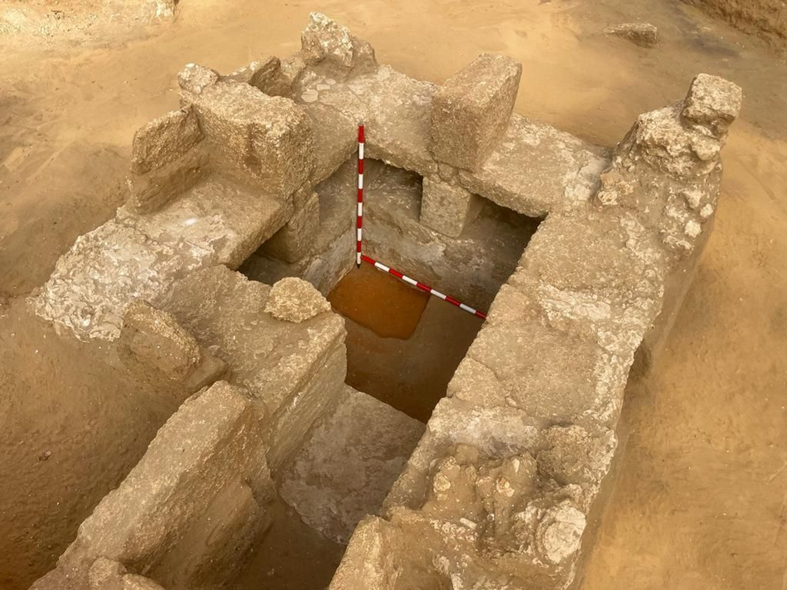 El columbario, antes del traslado