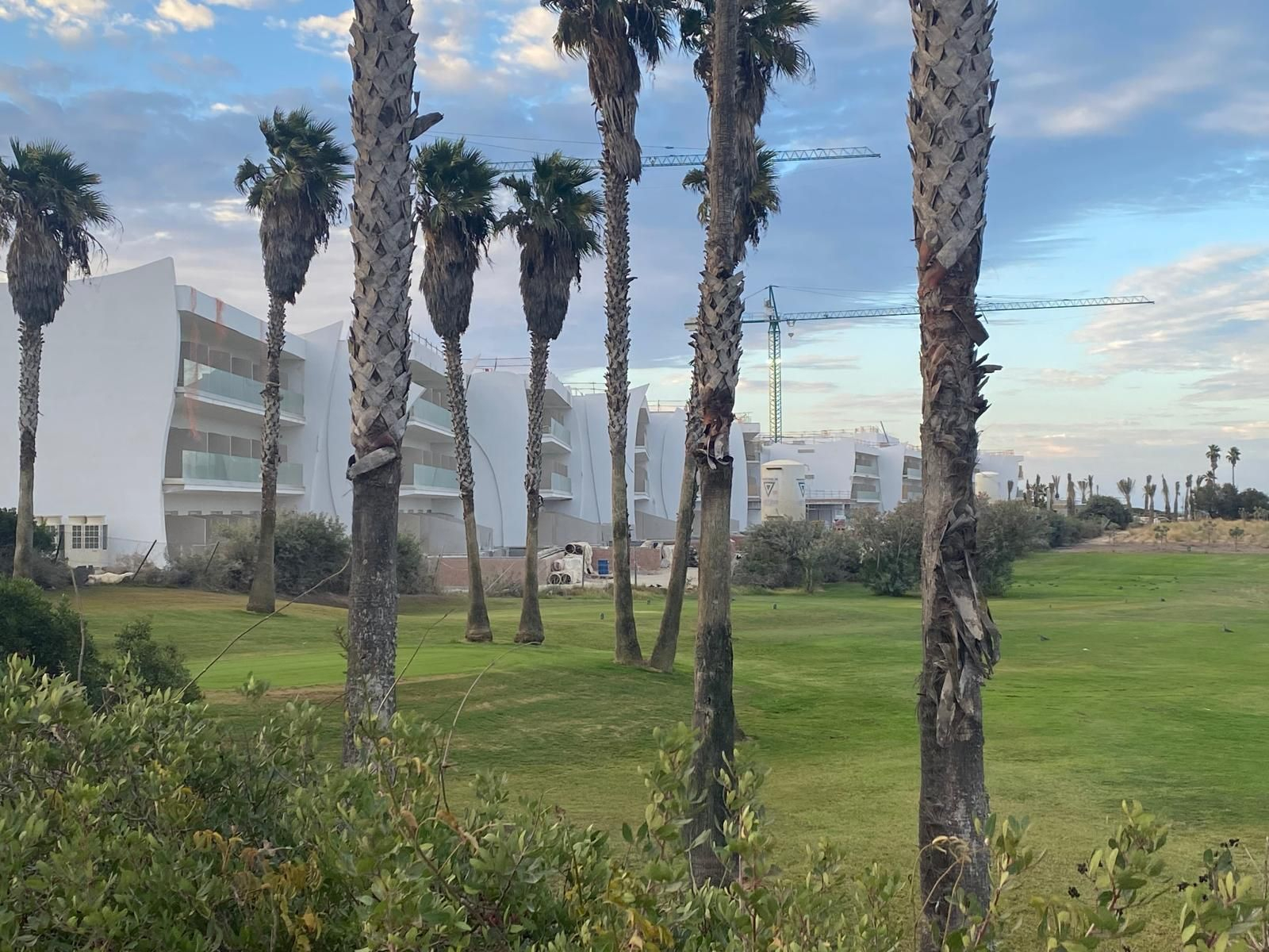 Una imagen del estado en el que actualmente se encuentran las obras.