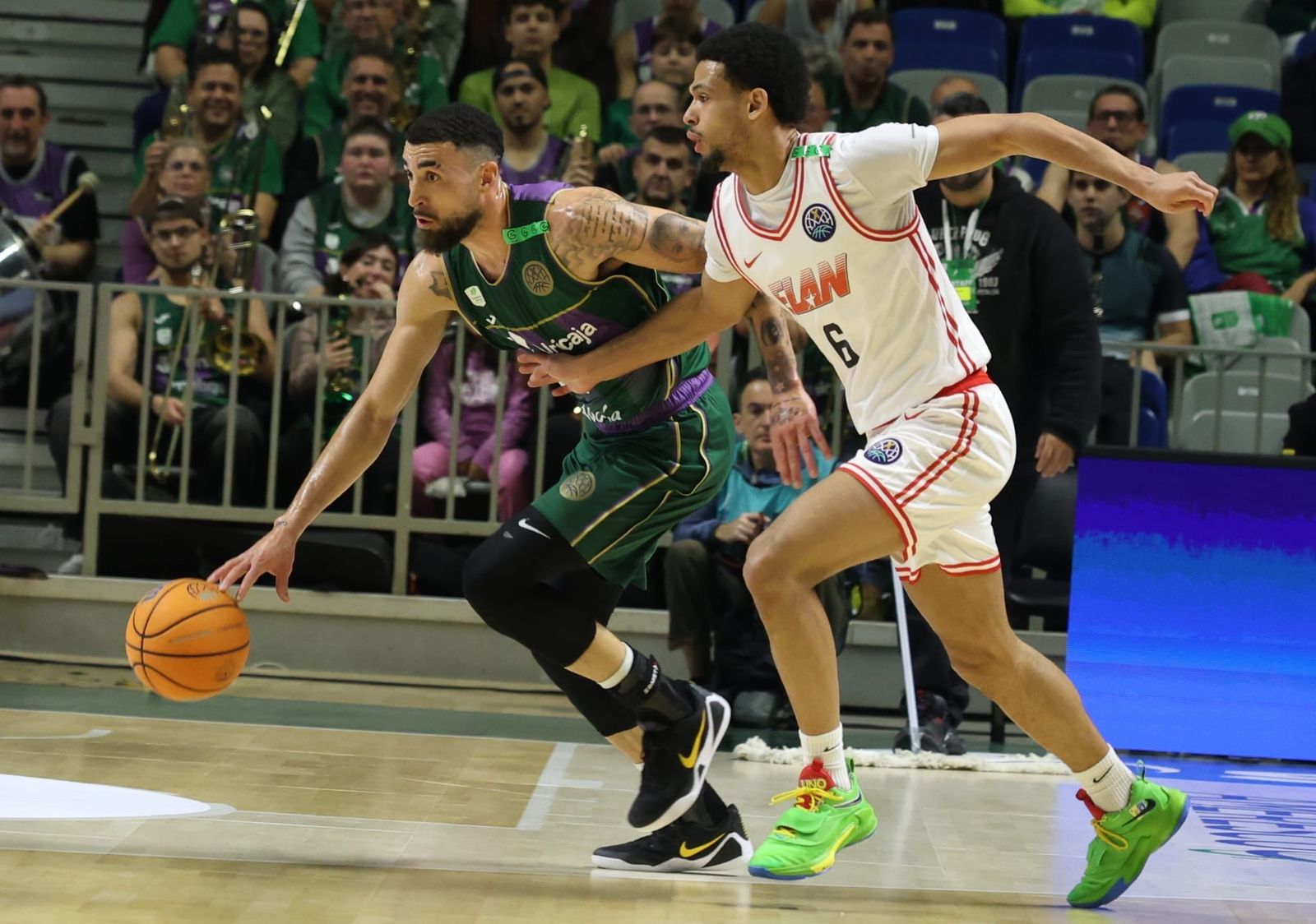 El Unicaja-Elan Chalon, en fotos