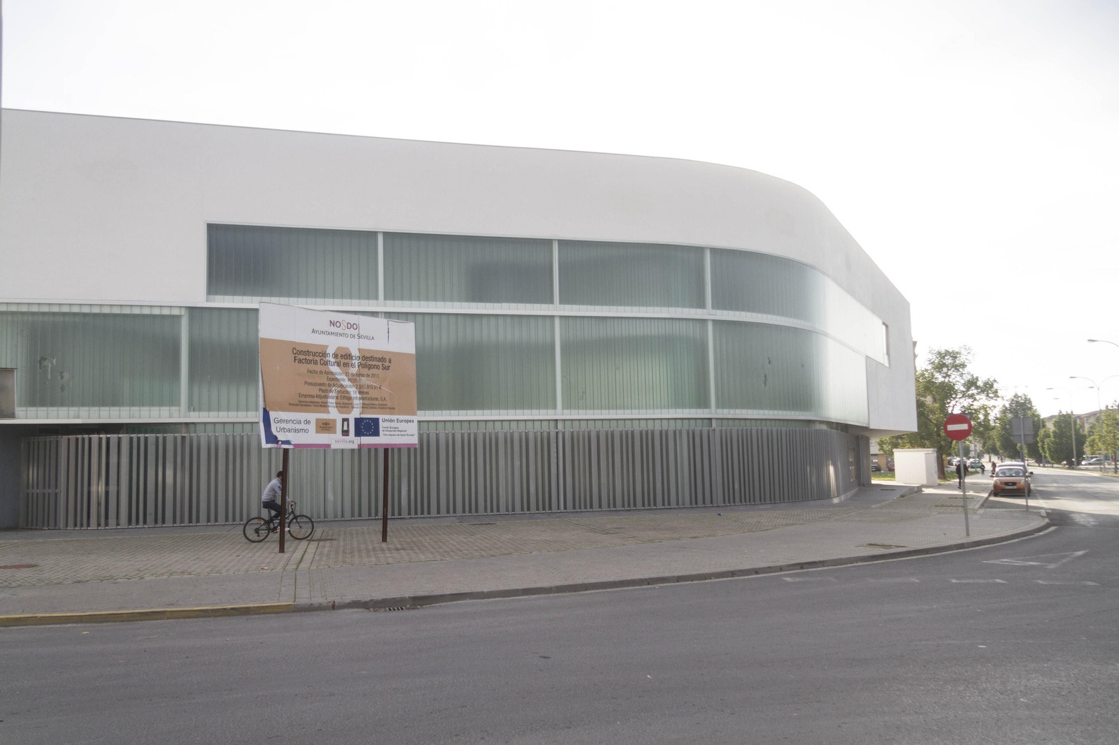 La Factoría Cultural, ya terminada y lista para su puesta en marcha, ayer por la tarde.