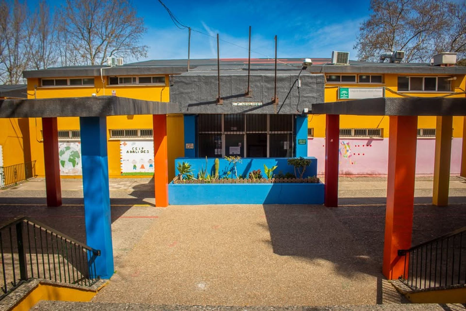 El colegio Adalides, donde se desarrolla el Plan Corresponsables.