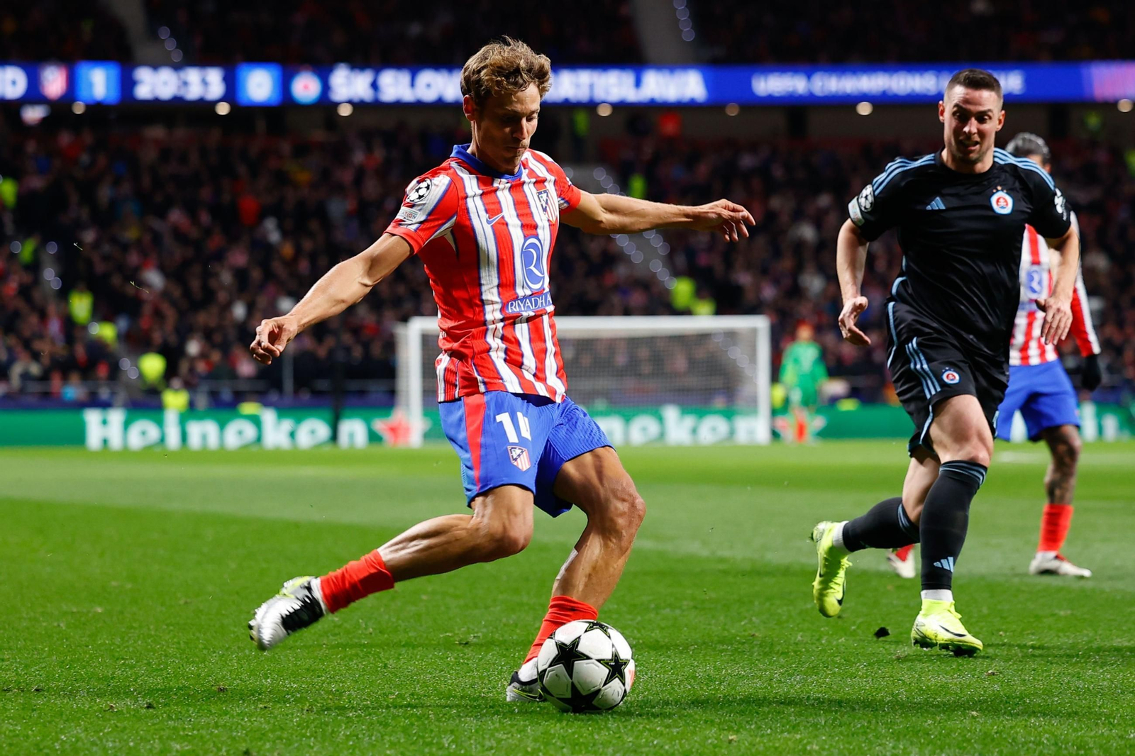 Las fotos del Atlético de Madrid - Slovan de Bratislava