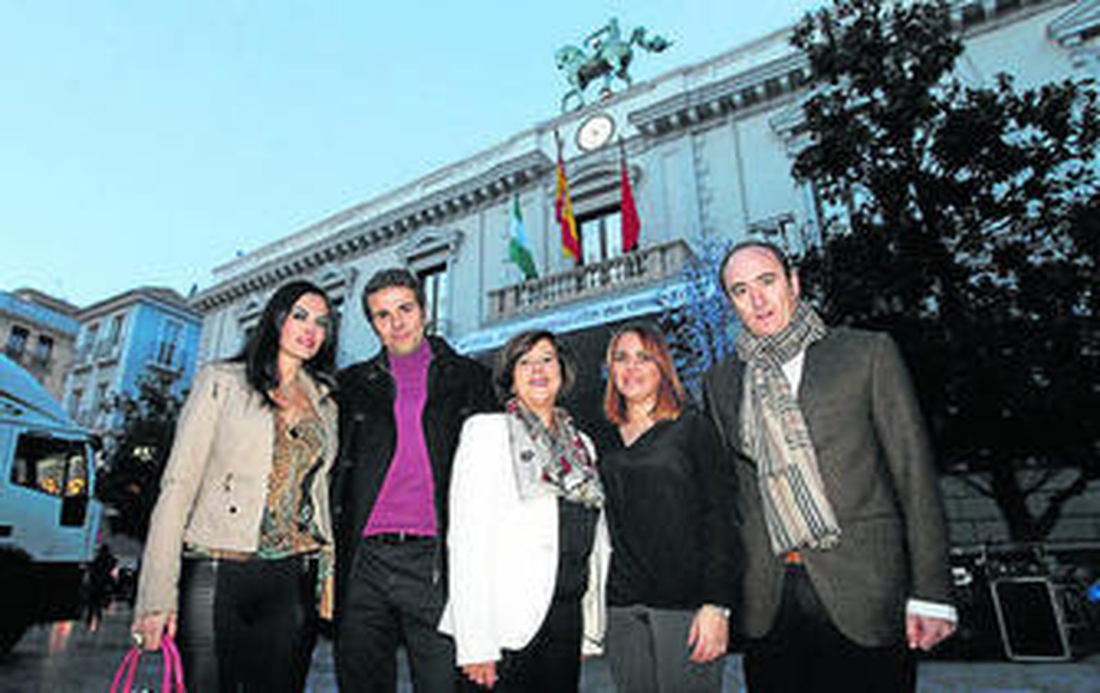 Fernando Díaz de la Guardia y Carolina Martín llegaron ayer a Granada.
