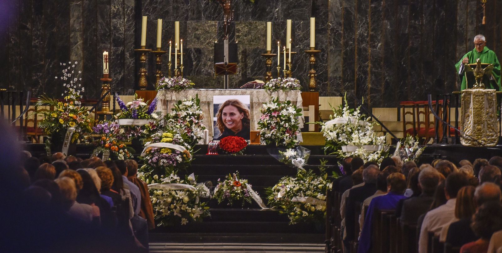 Foto del funeral de María Villar en Vizcaya
