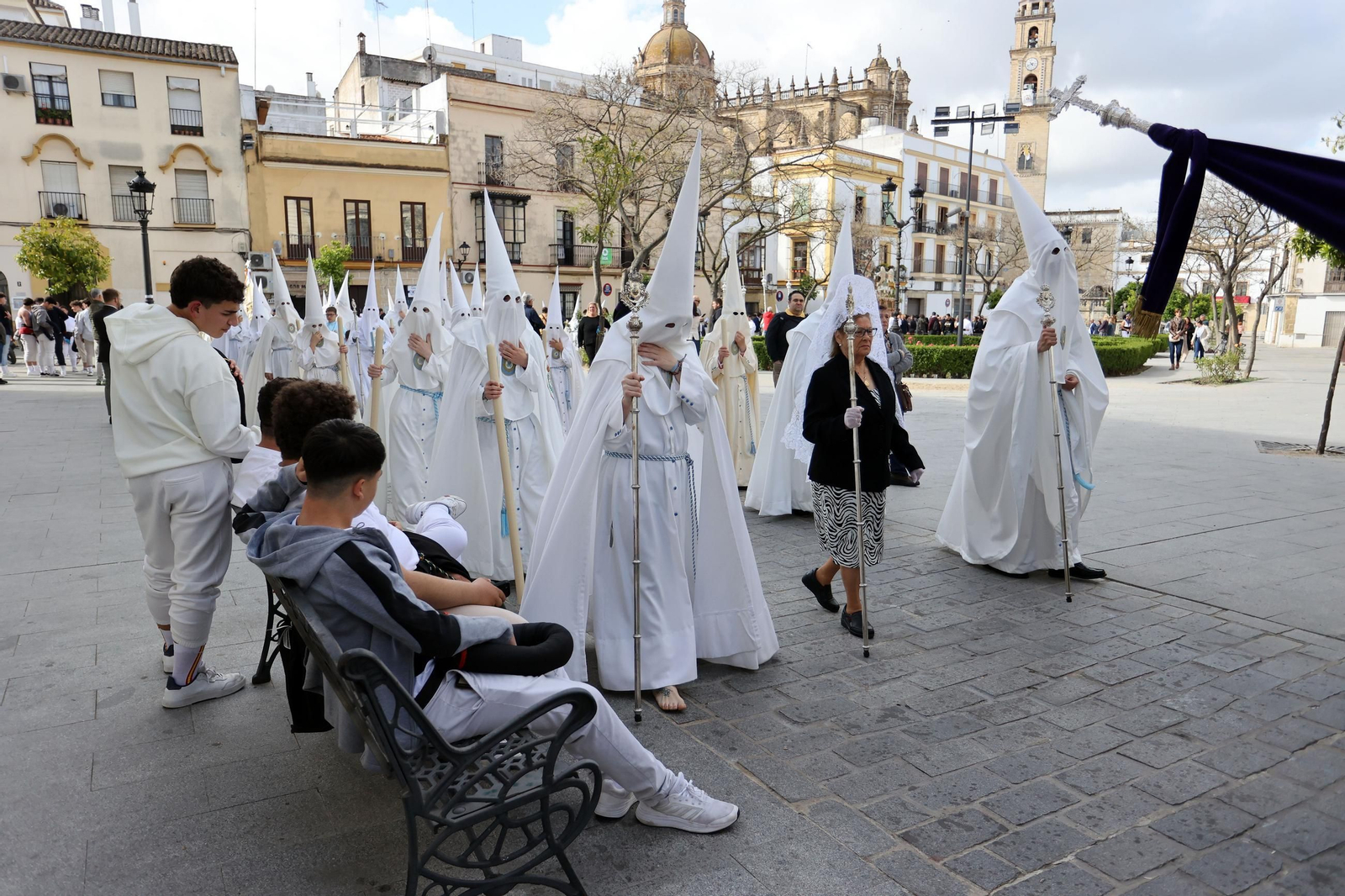 Imágenes de la Hermandad del Resucitado en el Domingo de Resurrección de Jerez 2025