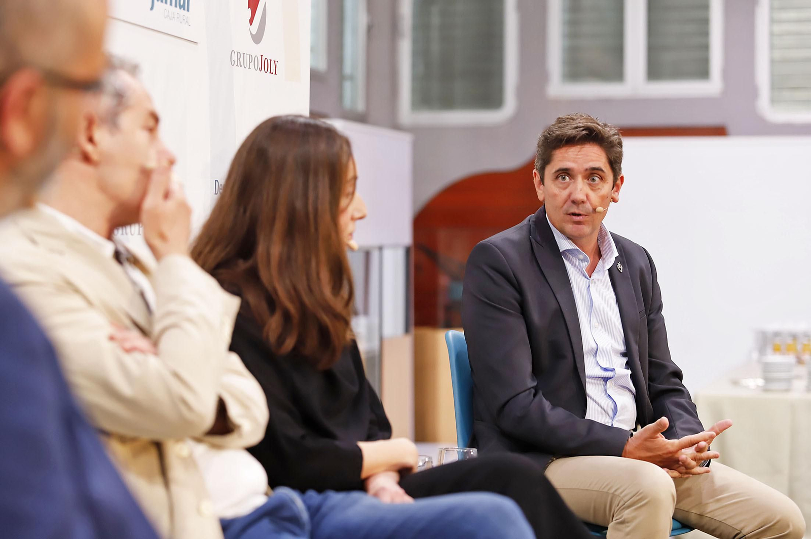 Las imágenes en el Desayuno-Coloquio del Grupo Joly "Competitividad innovación y eficiencia el sector de los frutos rojos ante el reto de la sostenibilidad"