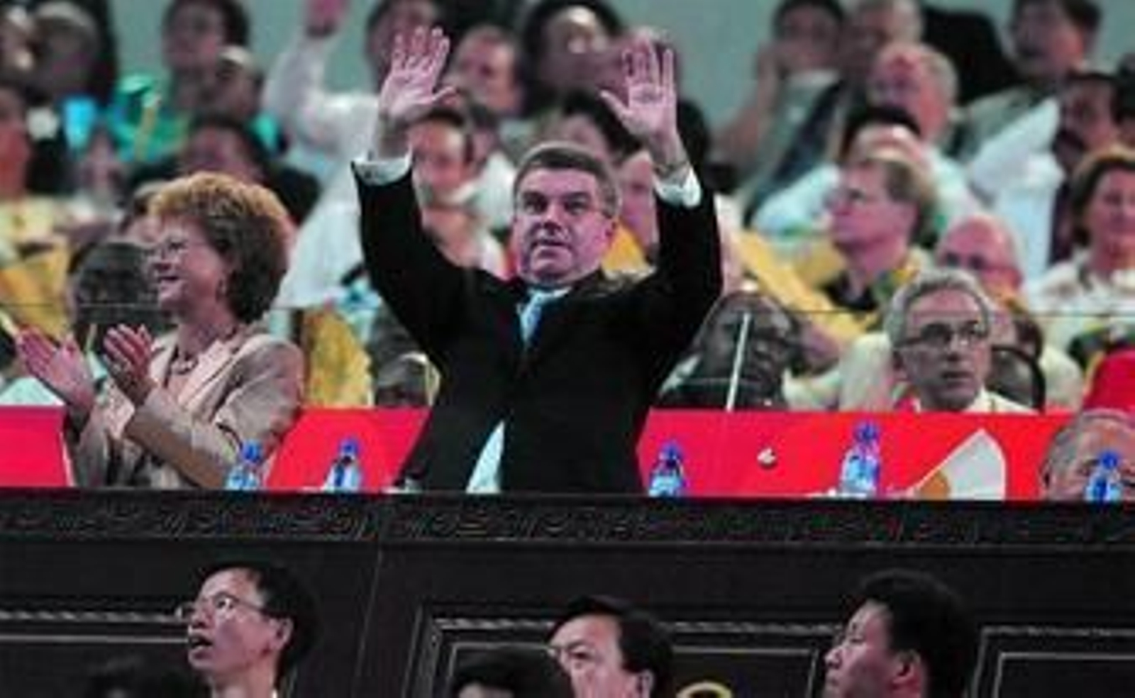 Thomas Bach, en la inauguración de los Juegos de Pekín.