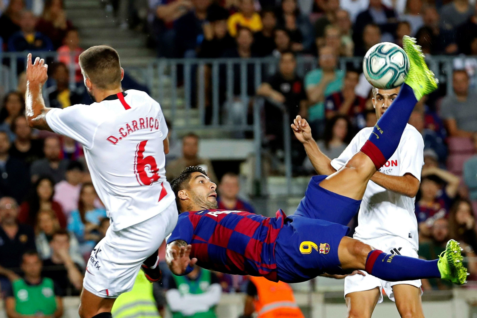 Las imágenes del Barcelona-Sevilla Las imágenes del Barcelona-Sevilla