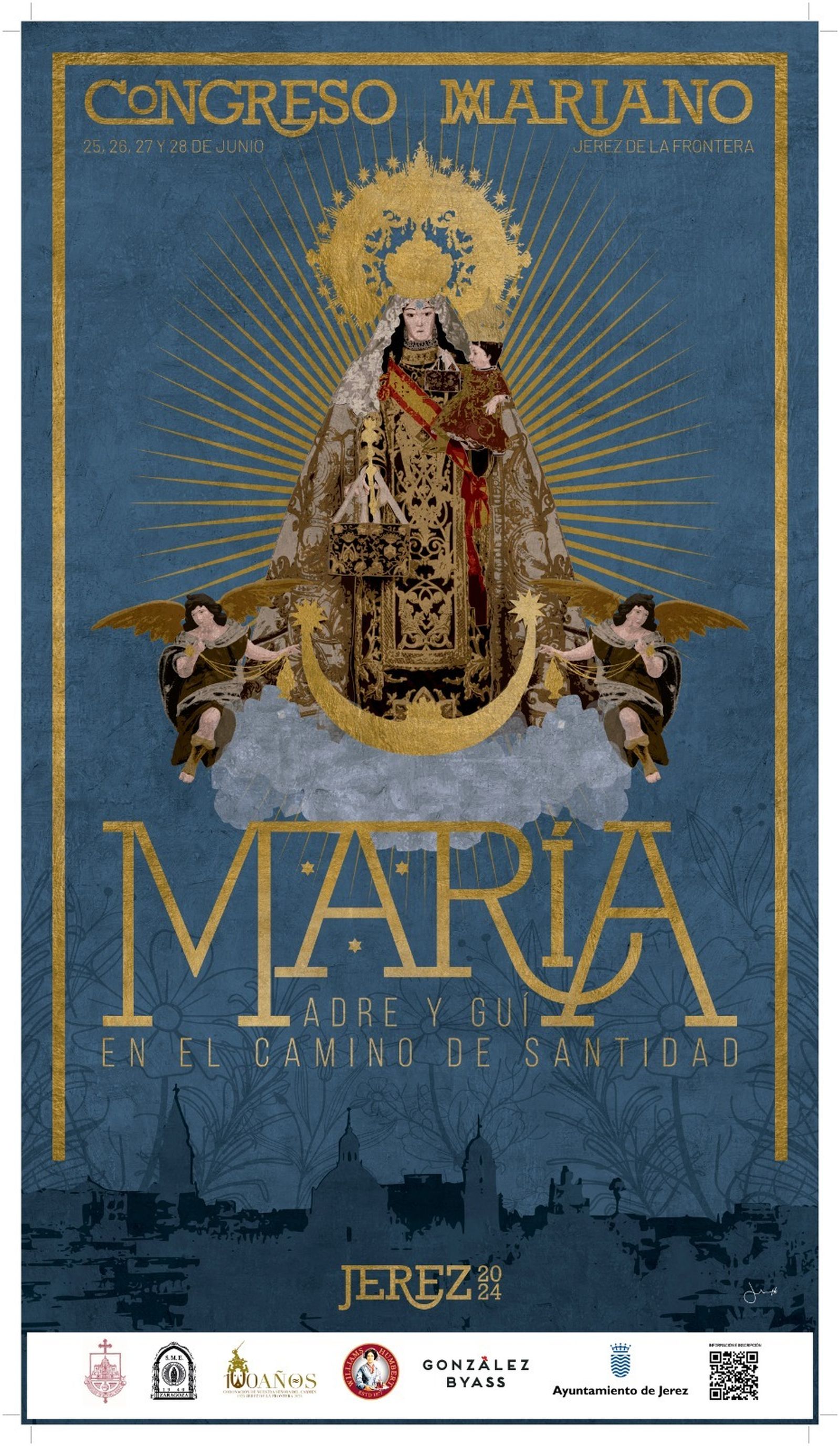 Cartel del Congreso mariológico, obra de Jaime Sánchez.