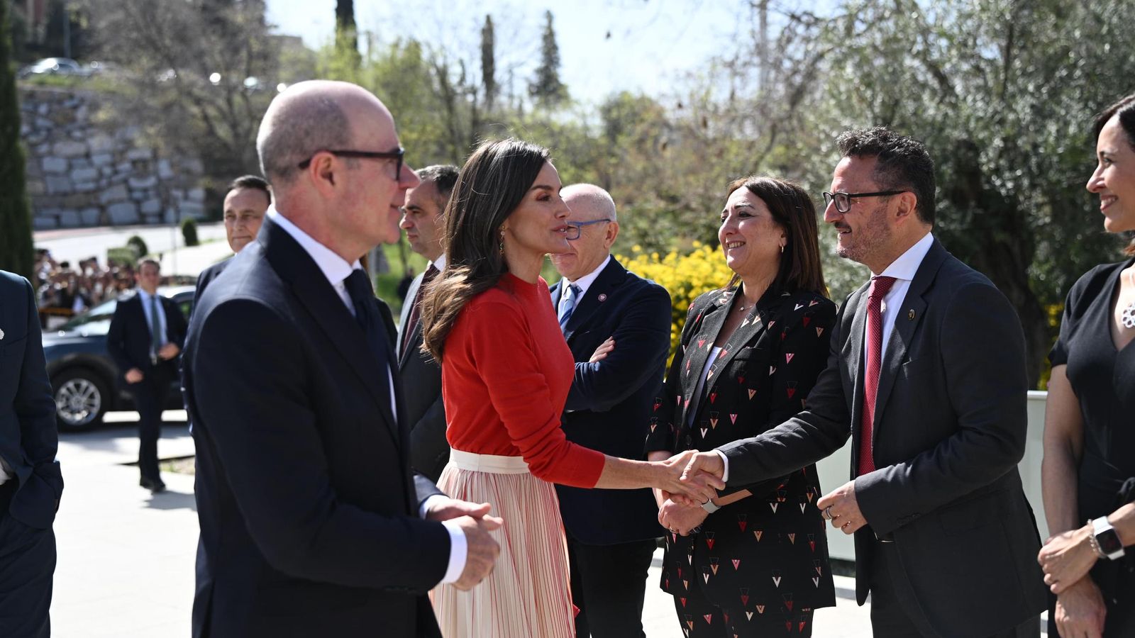 La visita de Doña Letizia a la Universidad de Granada, en imágenes