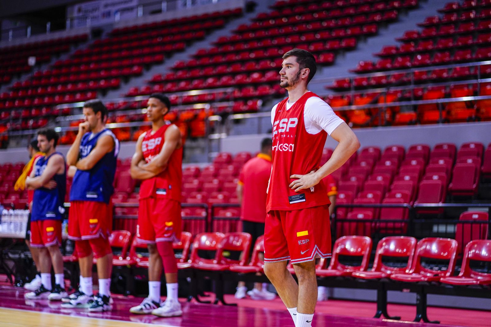 España empieza a trabajar con Brizuela, Barreiro, Alberto Díaz y Jaime Fernández