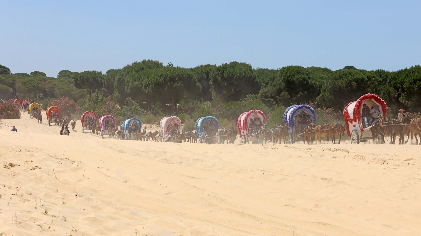 Jueves de camino de la Hdad de Jerez por el Coto Doñana