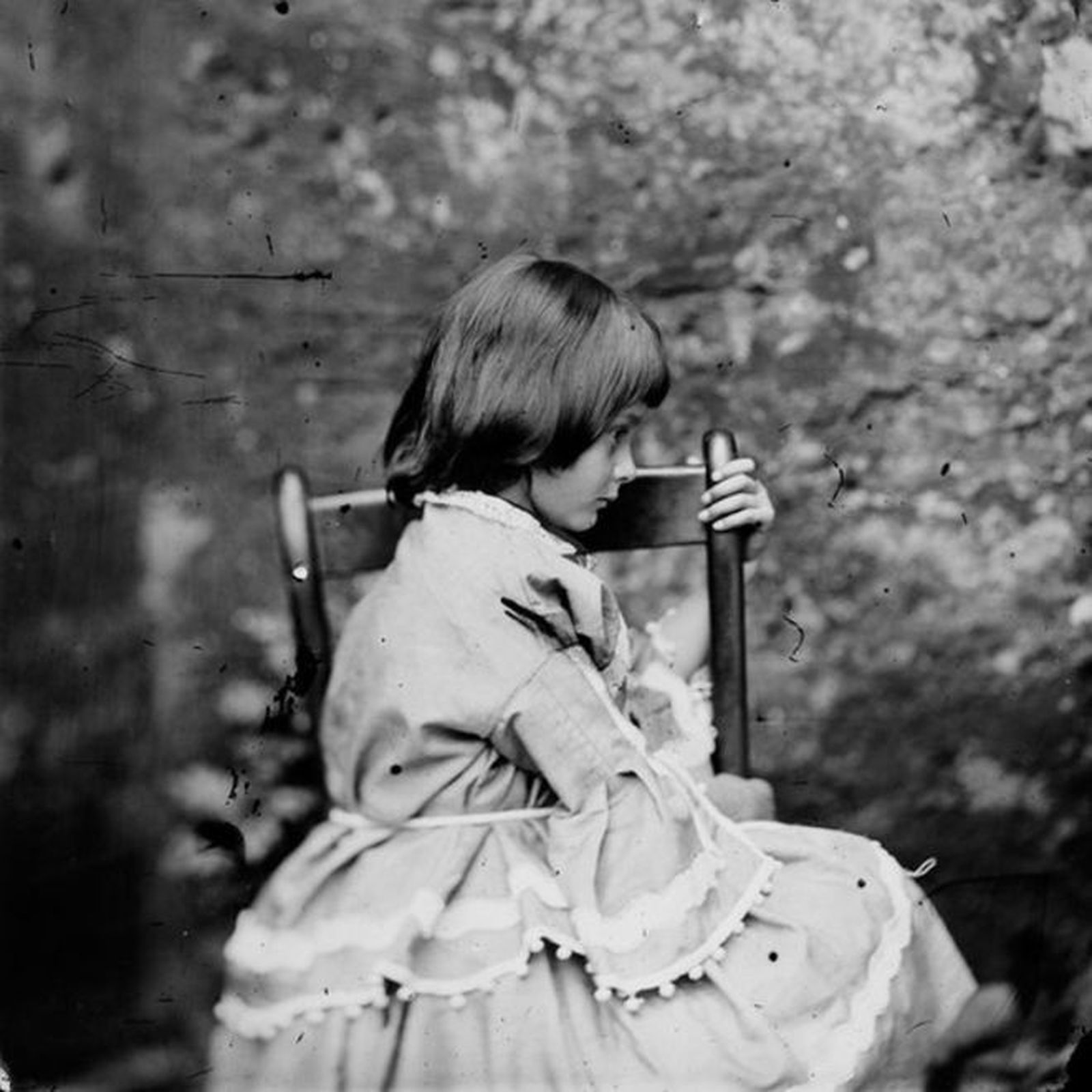 Una de las fotografías de la pequeña Alice Liddell.