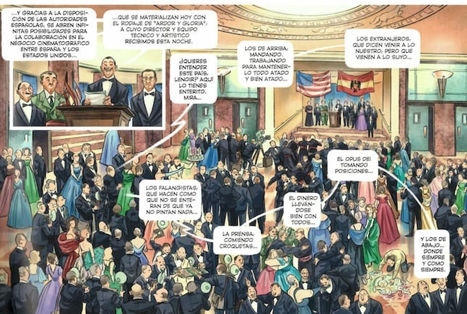 Una de las ilustraciones de 'Contrapaso. Mayores, con reparos', de Teresa Valero.