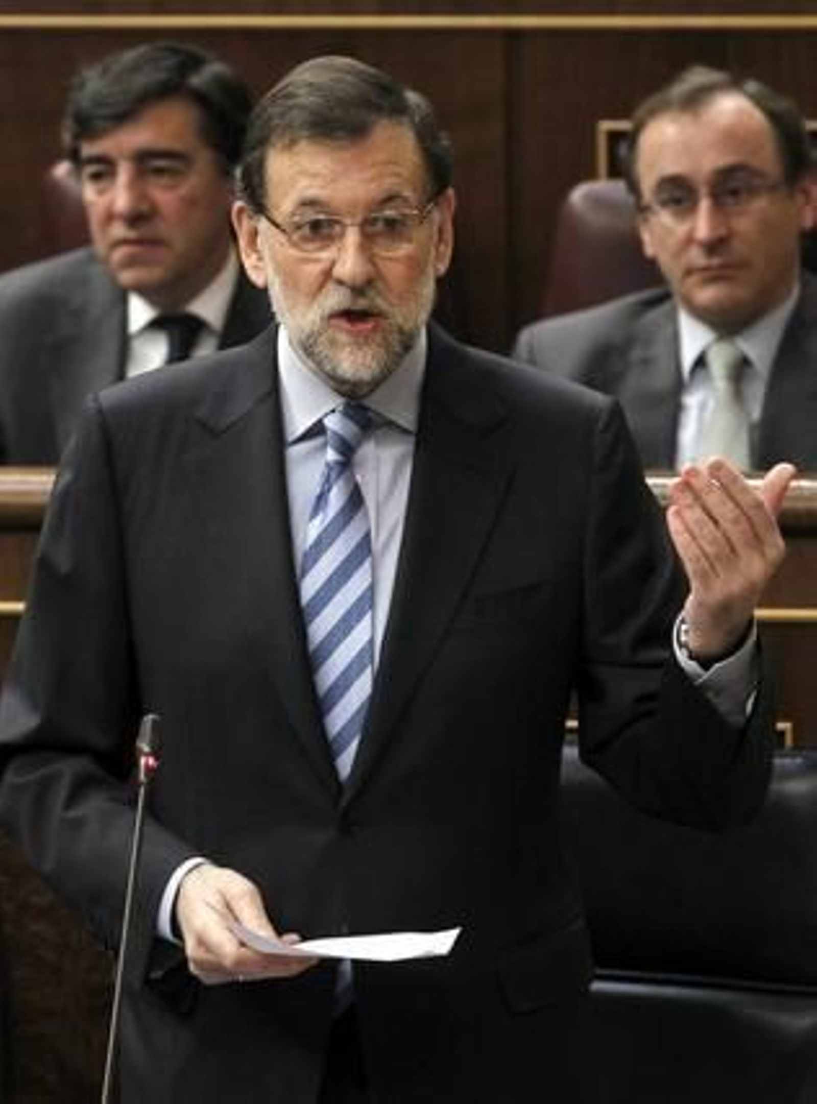 Mariano Rajoy en el Congreso. / EFE