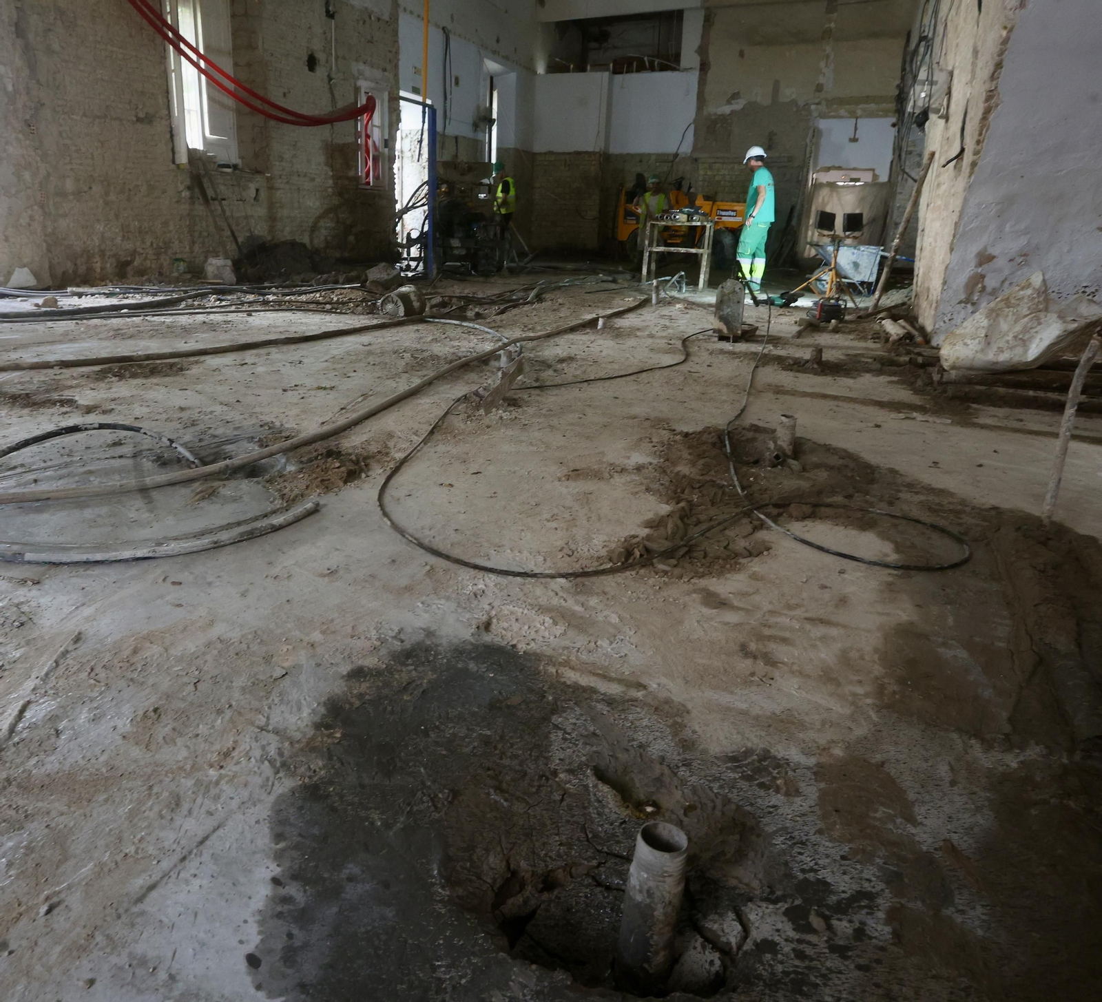 Obras en la Iglesia de La Caridad