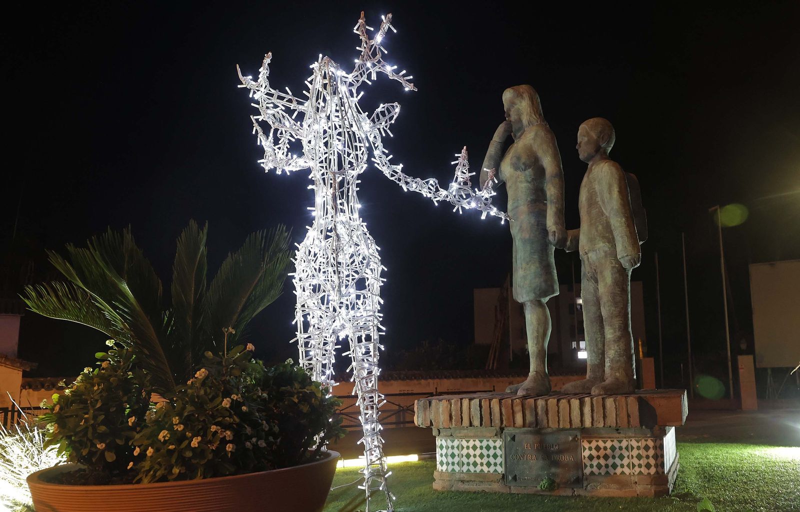 El alumbrado navideño de San Roque, en imágenes
