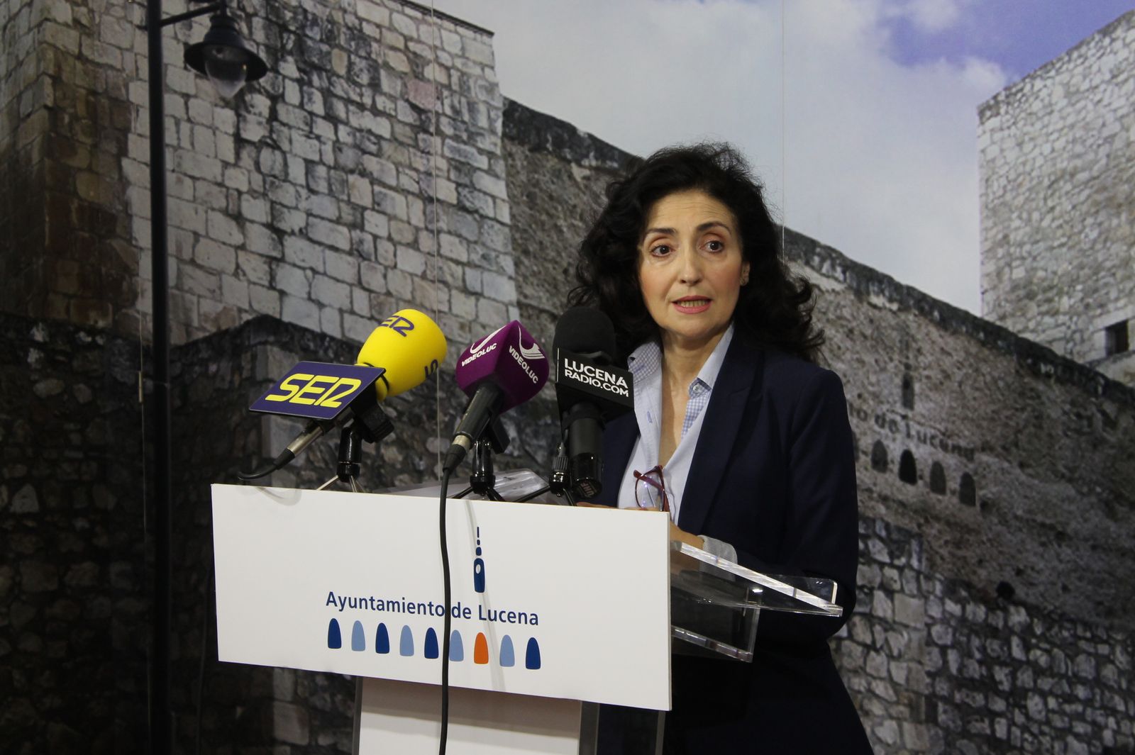 La concejala de Hacienda de Lucena, Carmen Burgos (PSOE).