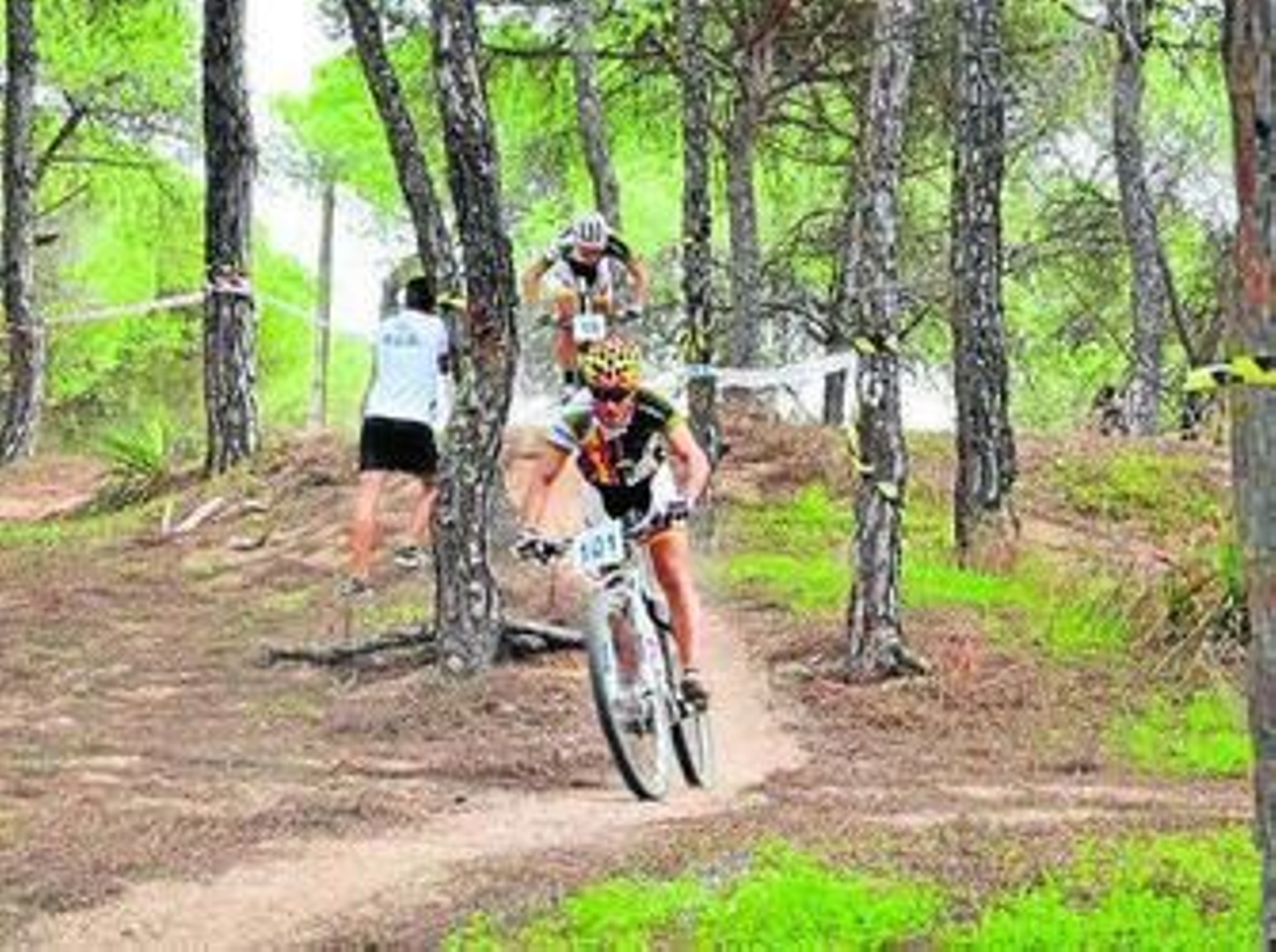 Diego González, en pleno esfuerzo durante una prueba.