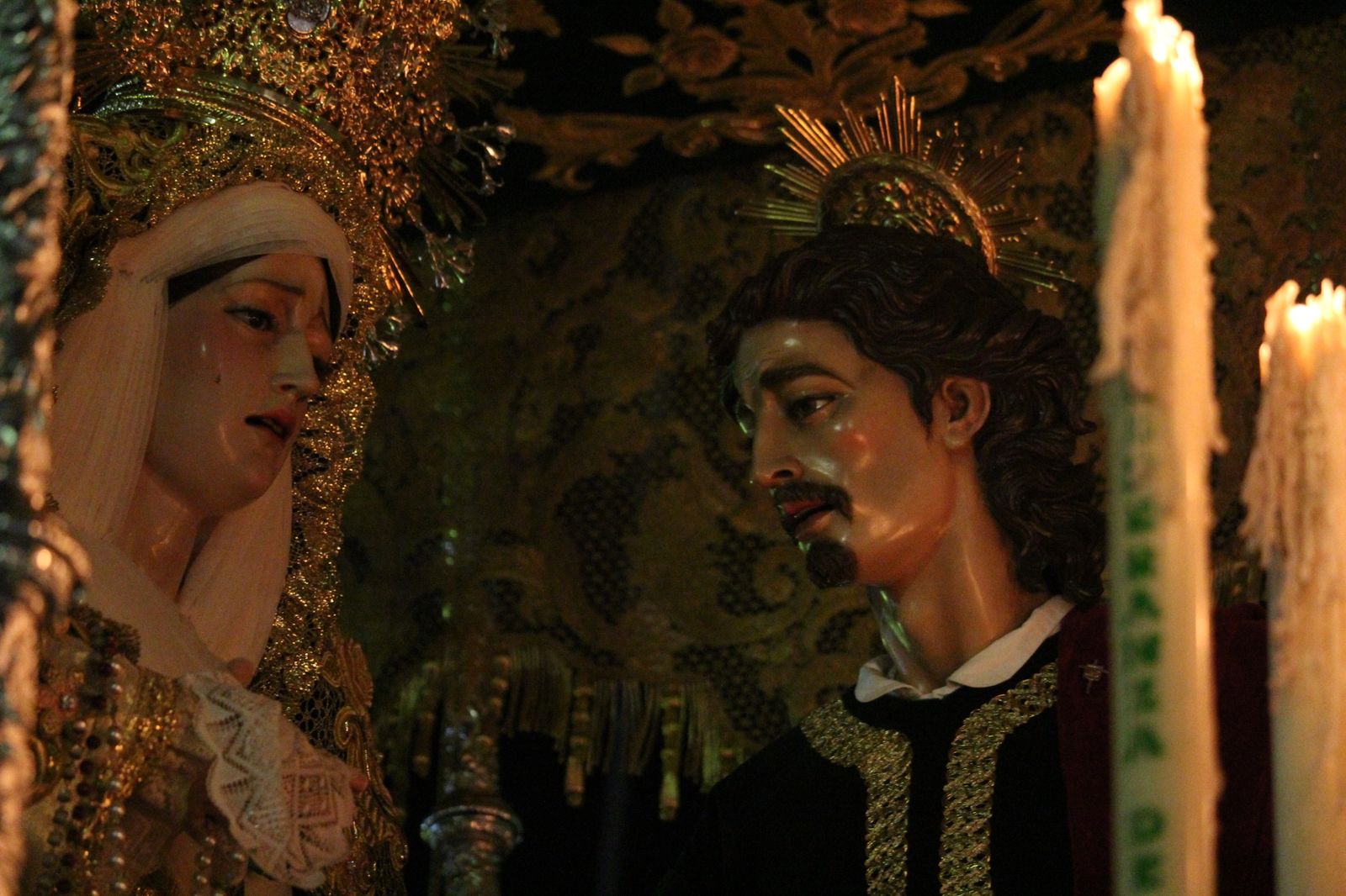 Imágenes de la procesión del Jueves Santo en Vera
