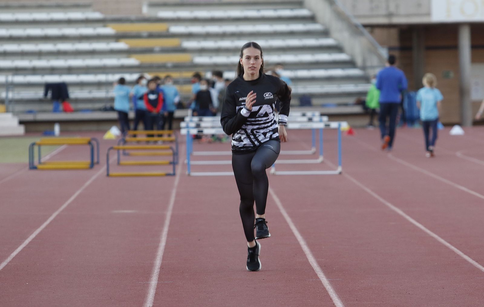 Carmen Avilés durante su entrevista con 'el Día' en el Fontanar.
