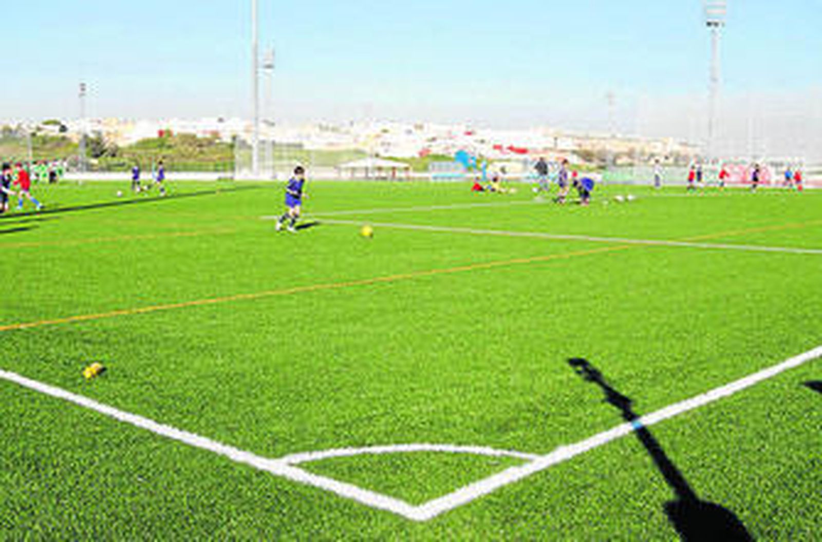 Vista del Estadio Municipal de Huerta Mata.