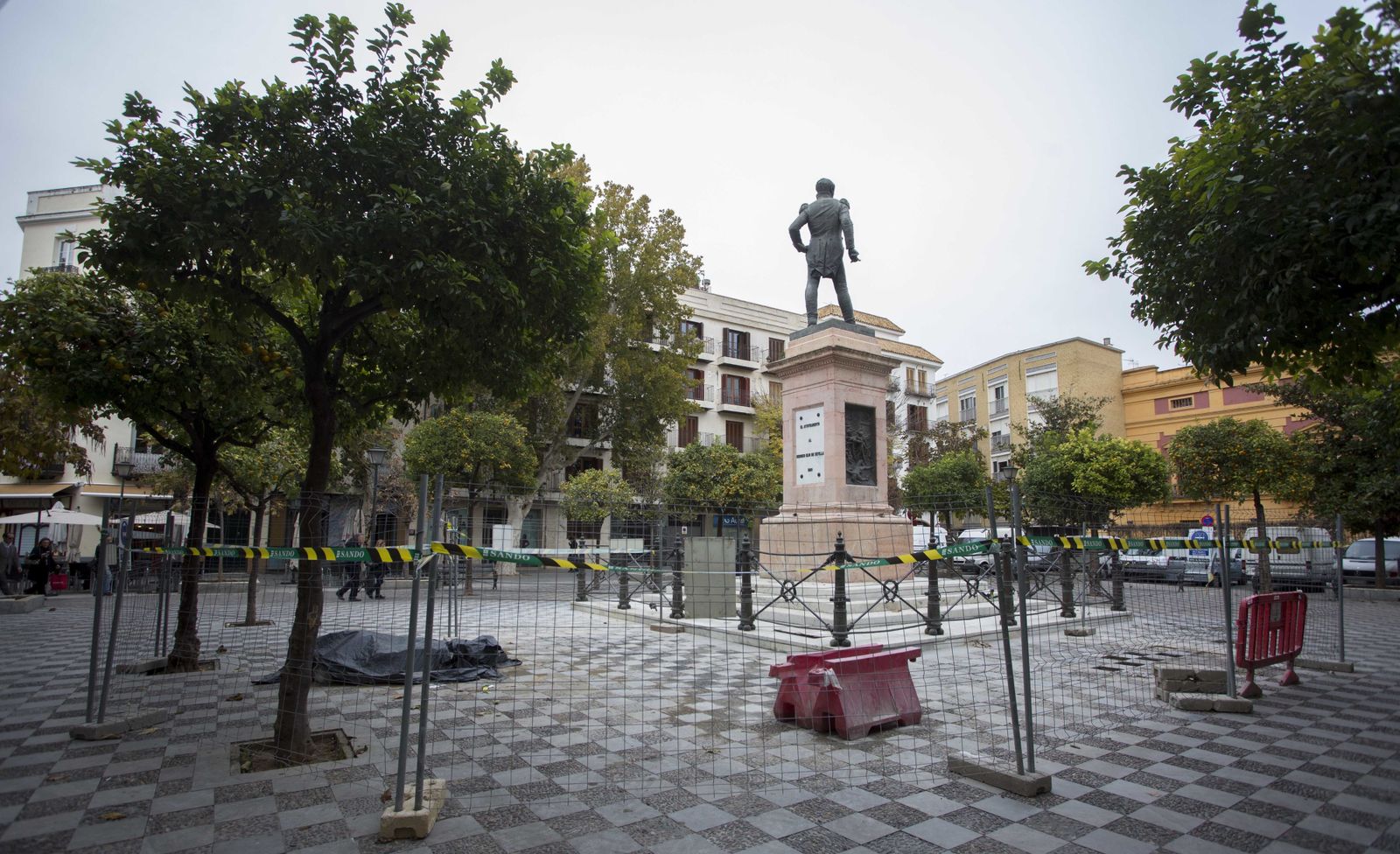 Obras en la Plaza de la Gavidia
